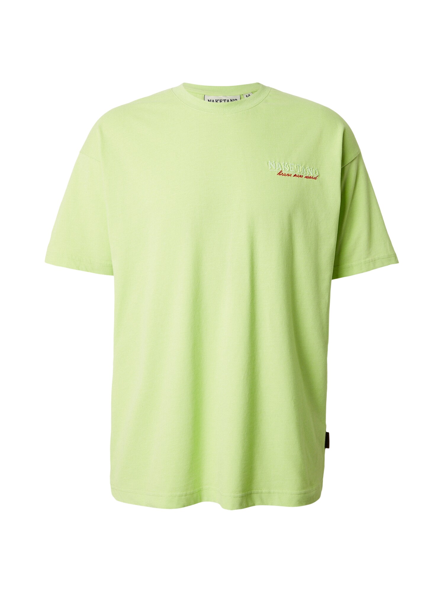 naketano Tricou  verde deschis / roșu