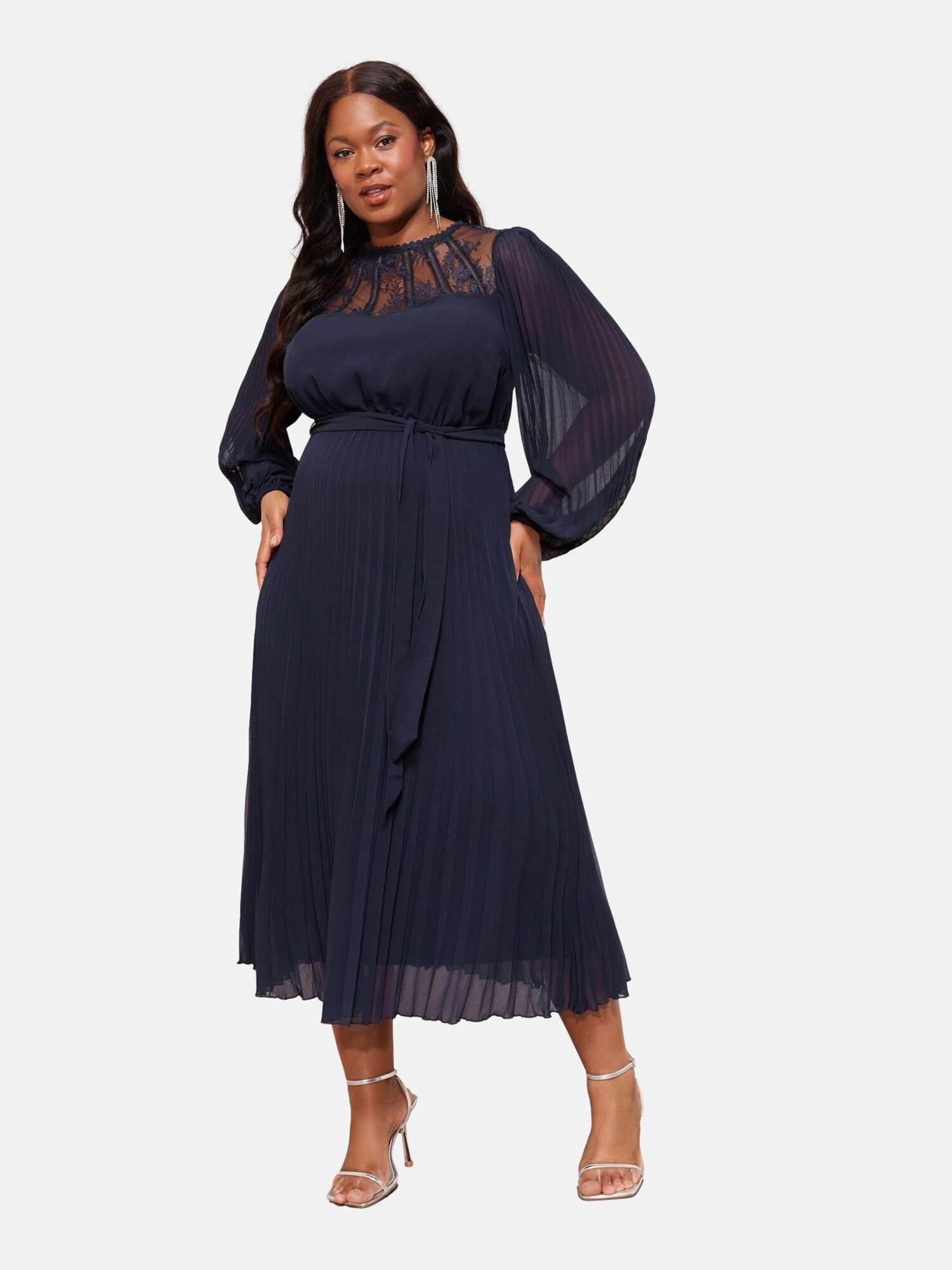 Friends Like These Rochie  bleumarin