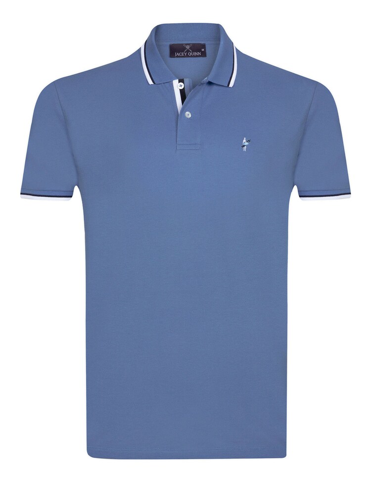 Jacey Quinn Shirt Herren Größe XXL indigo / weiß