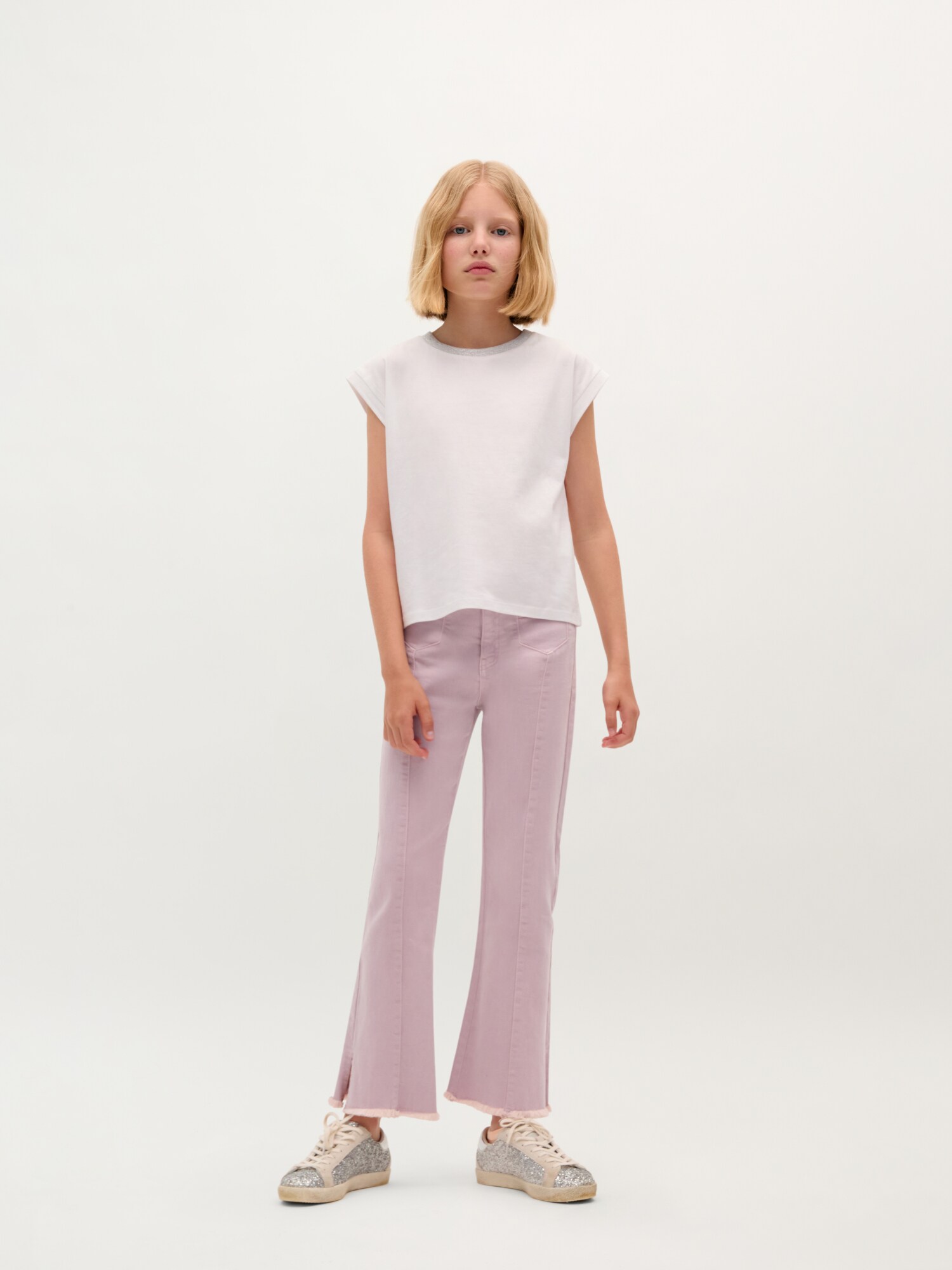 Thumbnail - Scalpers Glitter Skull Tee Girls