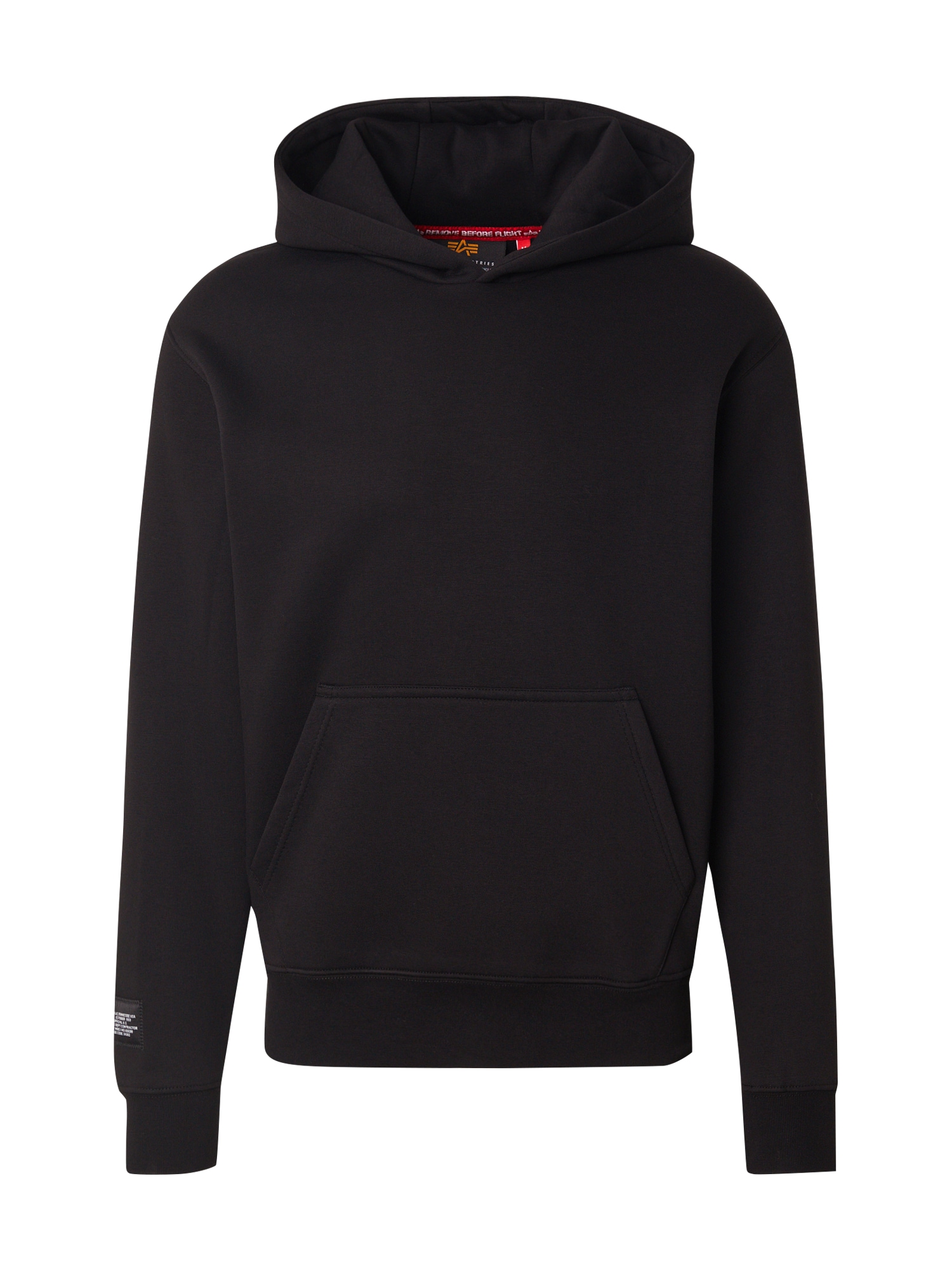 ALPHA INDUSTRIES Mikina  čierna / biela