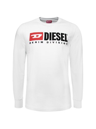 Diesel Shirt Bloedrood / Zwart / Wit