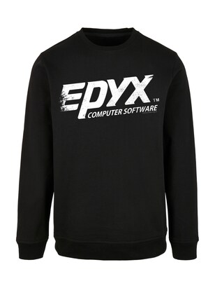 F4NT4STIC Sweatshirt ‘Retro Gaming EPYX Logo’ Zwart / Wit