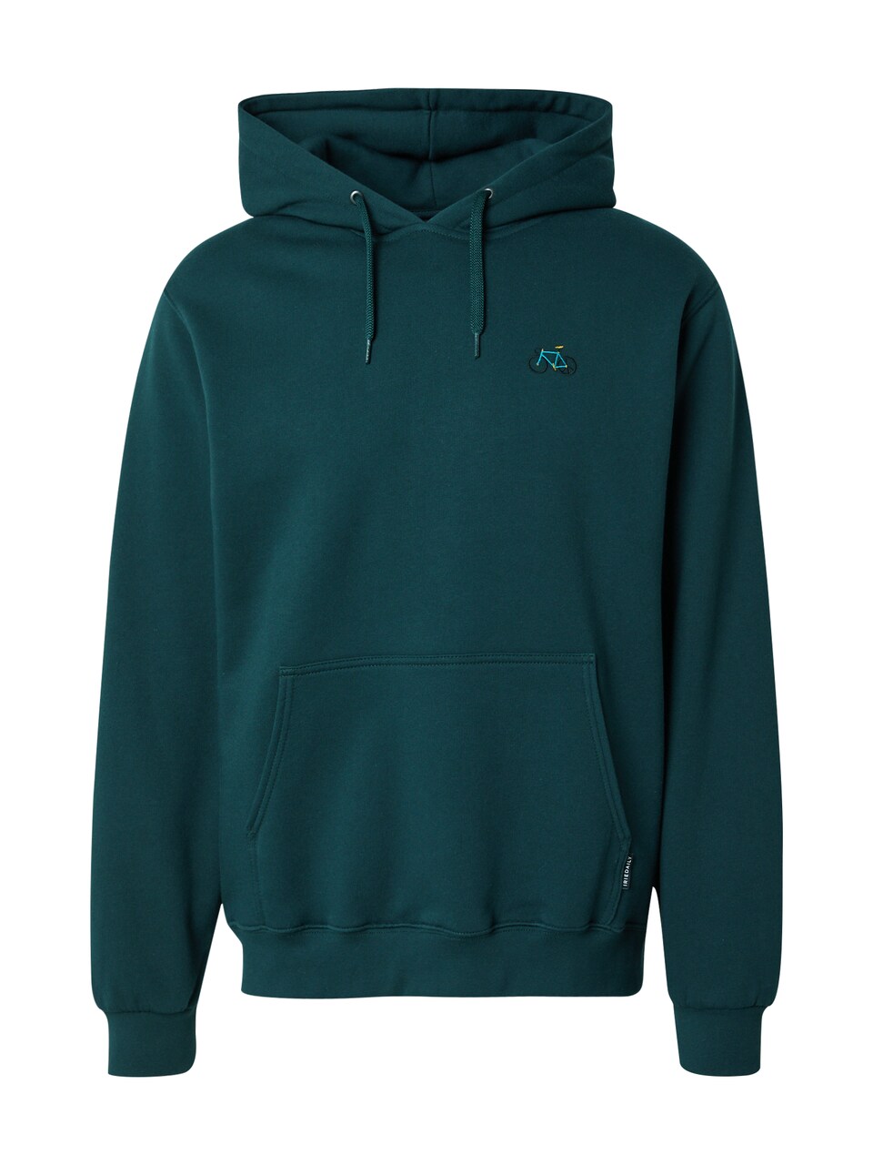 Sweatshirt 'Peaceride' turkos / gul / mörkgrön