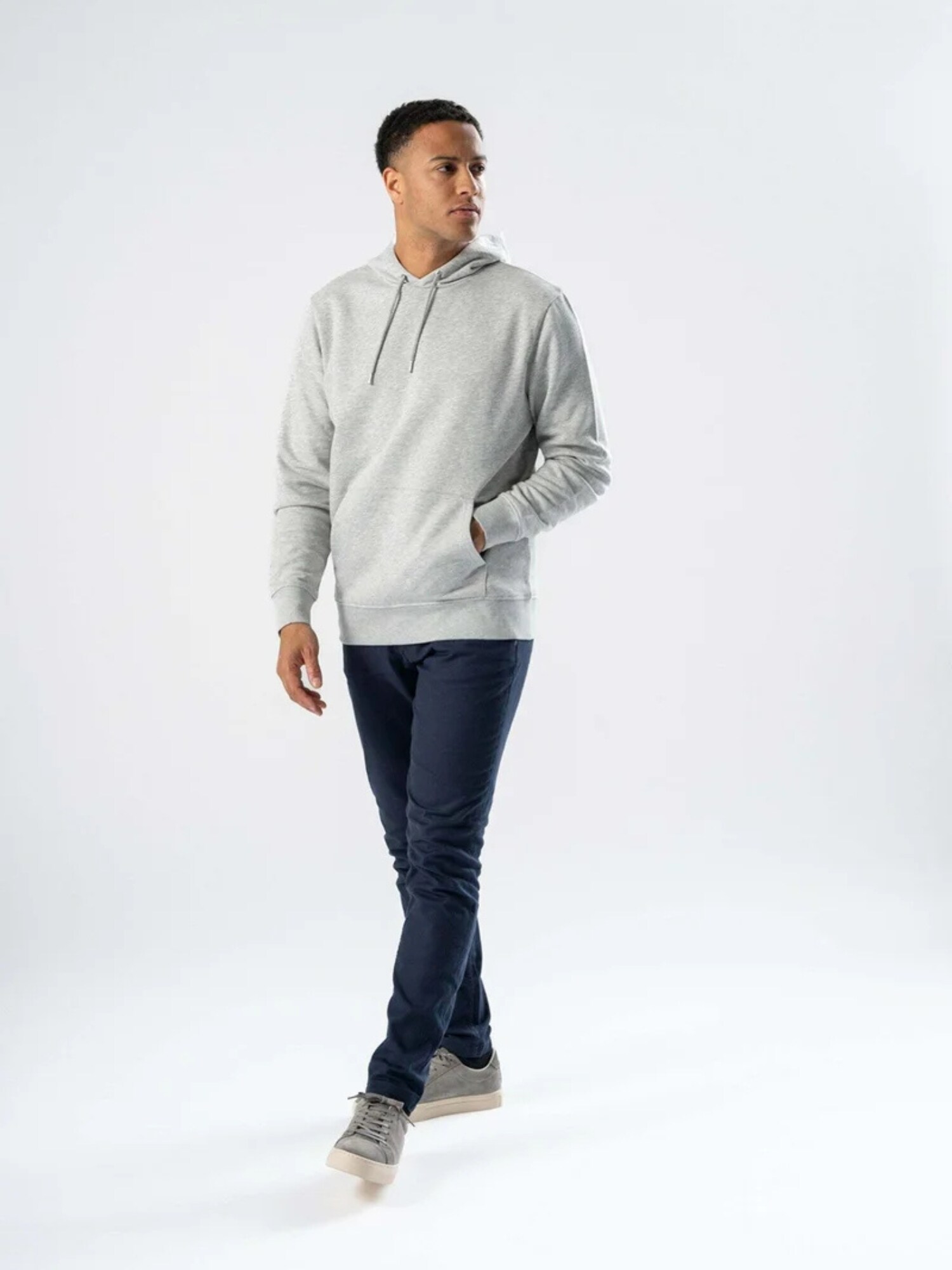 TEESHOPPEN Pulover ' Sweatshirt Hoodie '  gri