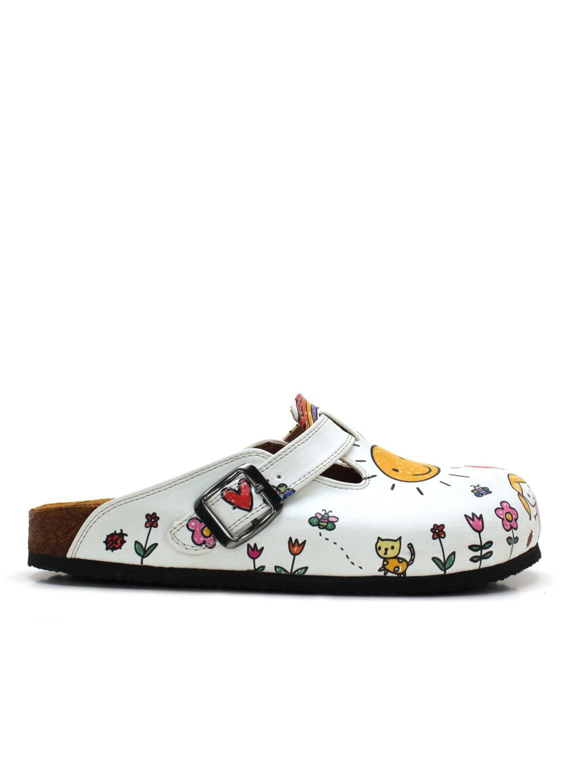 Goby Träskor 'Women Calceo Clogs WCAL5443 with doodles design' dam
