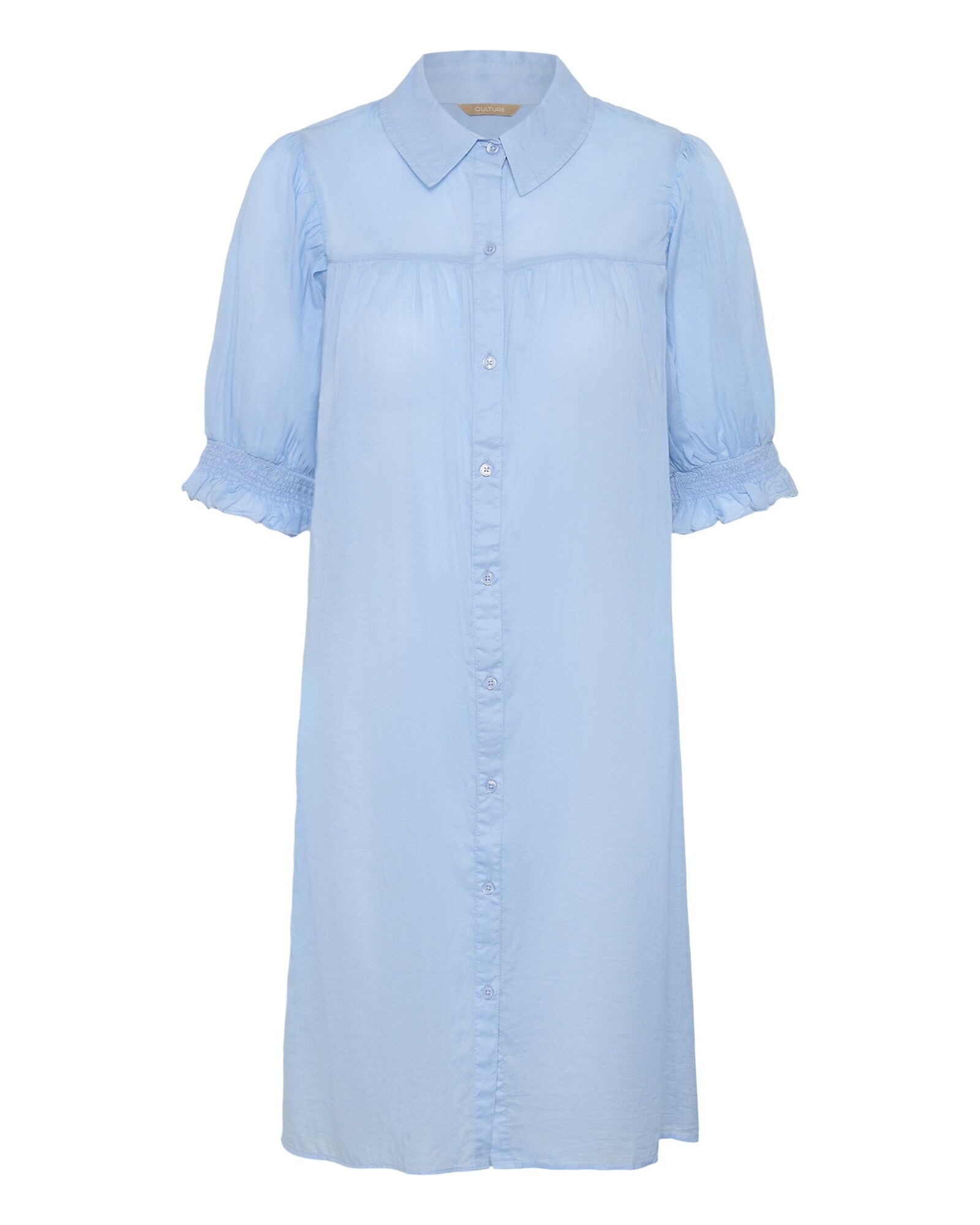 CULTURE Vestido camisero 'CUMusso'  azul oscuro