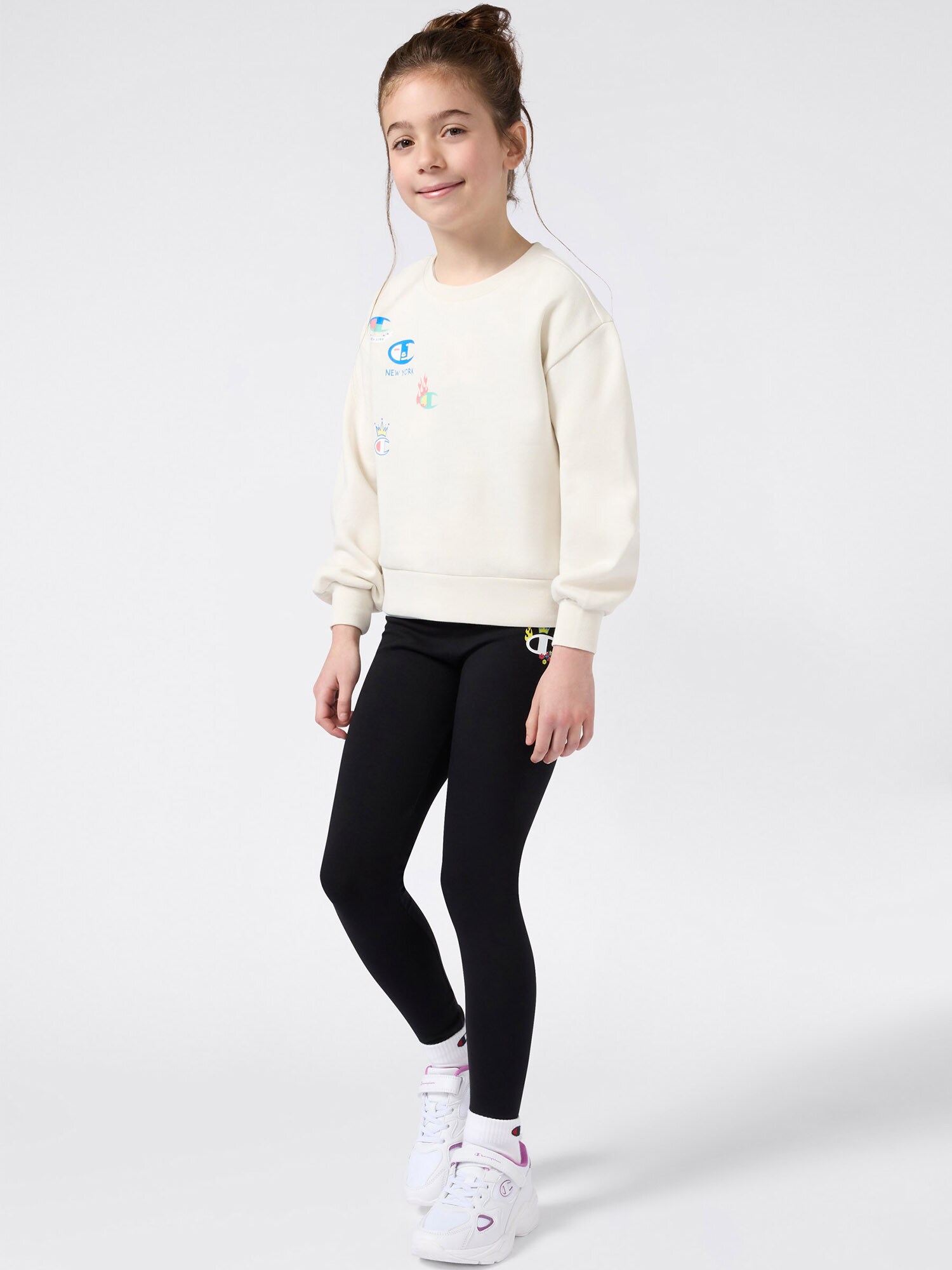 Champion Mikina azúrová / mätová / staroružová / vaječná škrupina (obrázok 4)