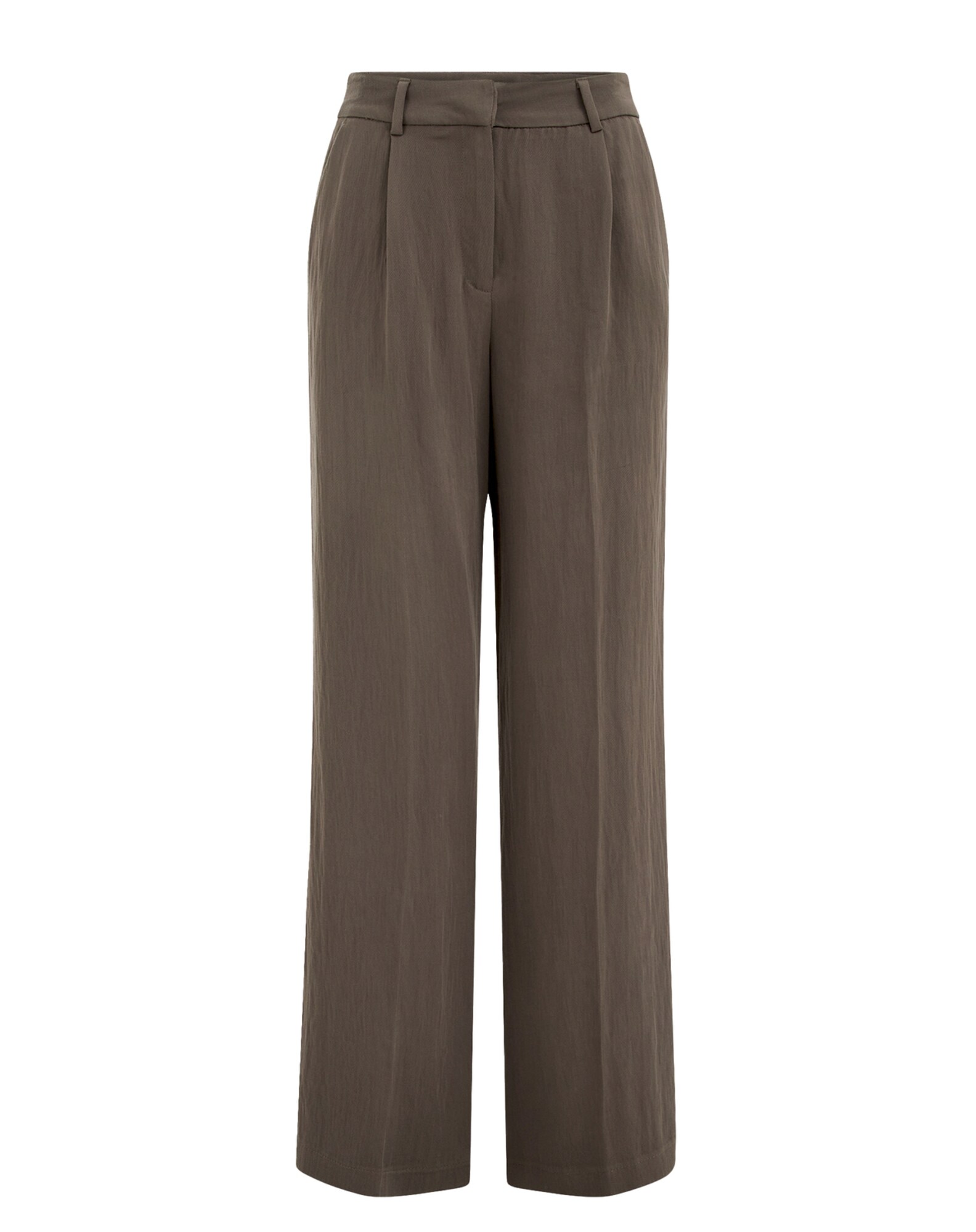 WE Fashion Pantaloni cutați  pământiu