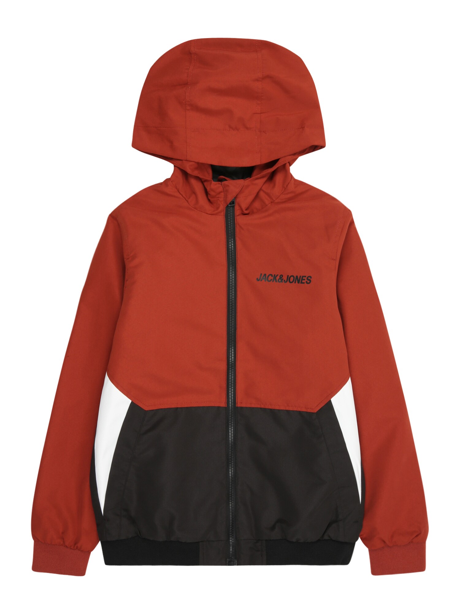 Jack & Jones Junior Geacă de primăvară-toamnă JJRush  castaniu / negru