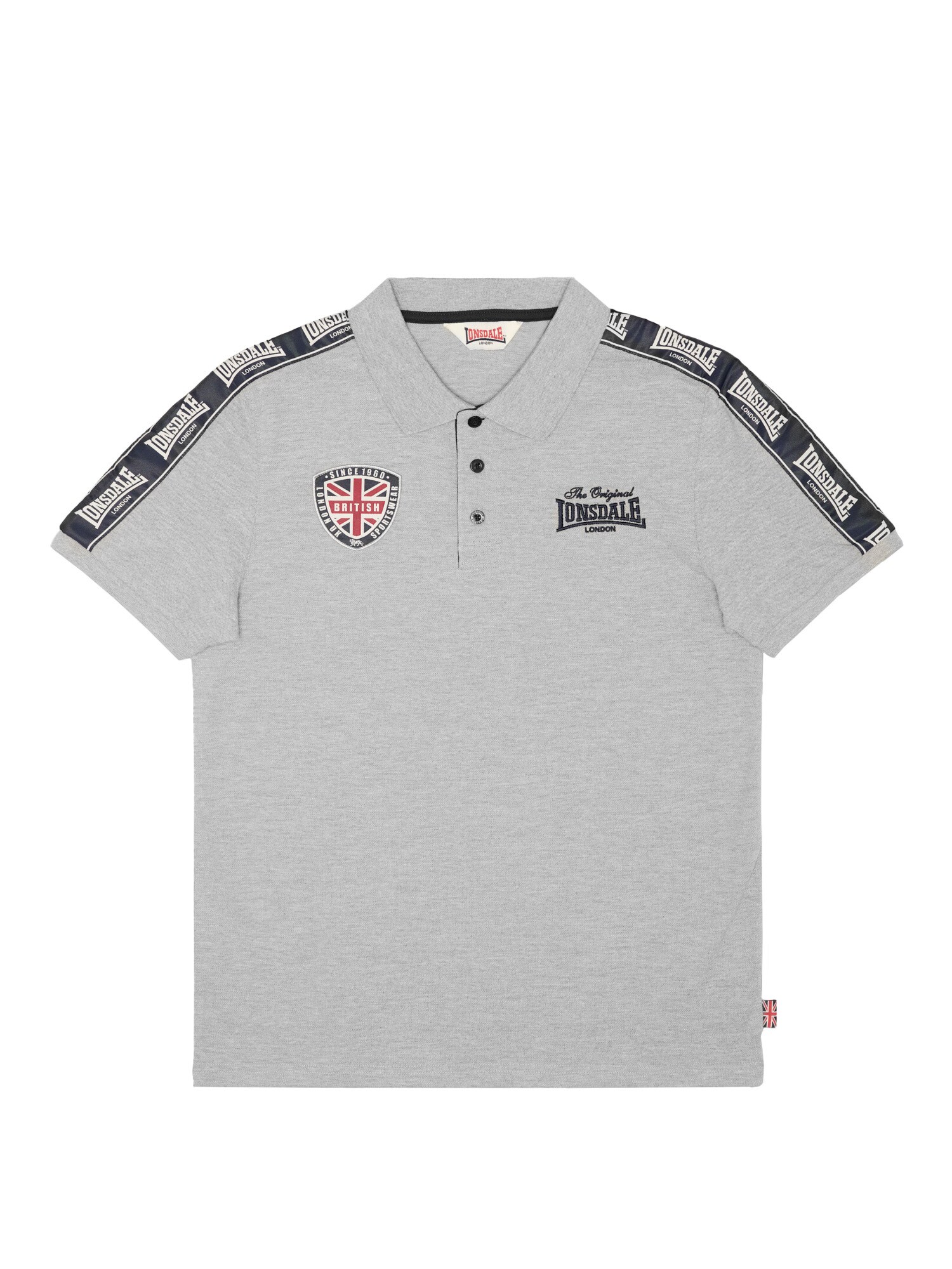 LONSDALE Tricou Pelton gri