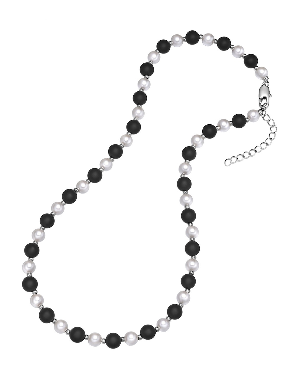 Halsband svart / silver