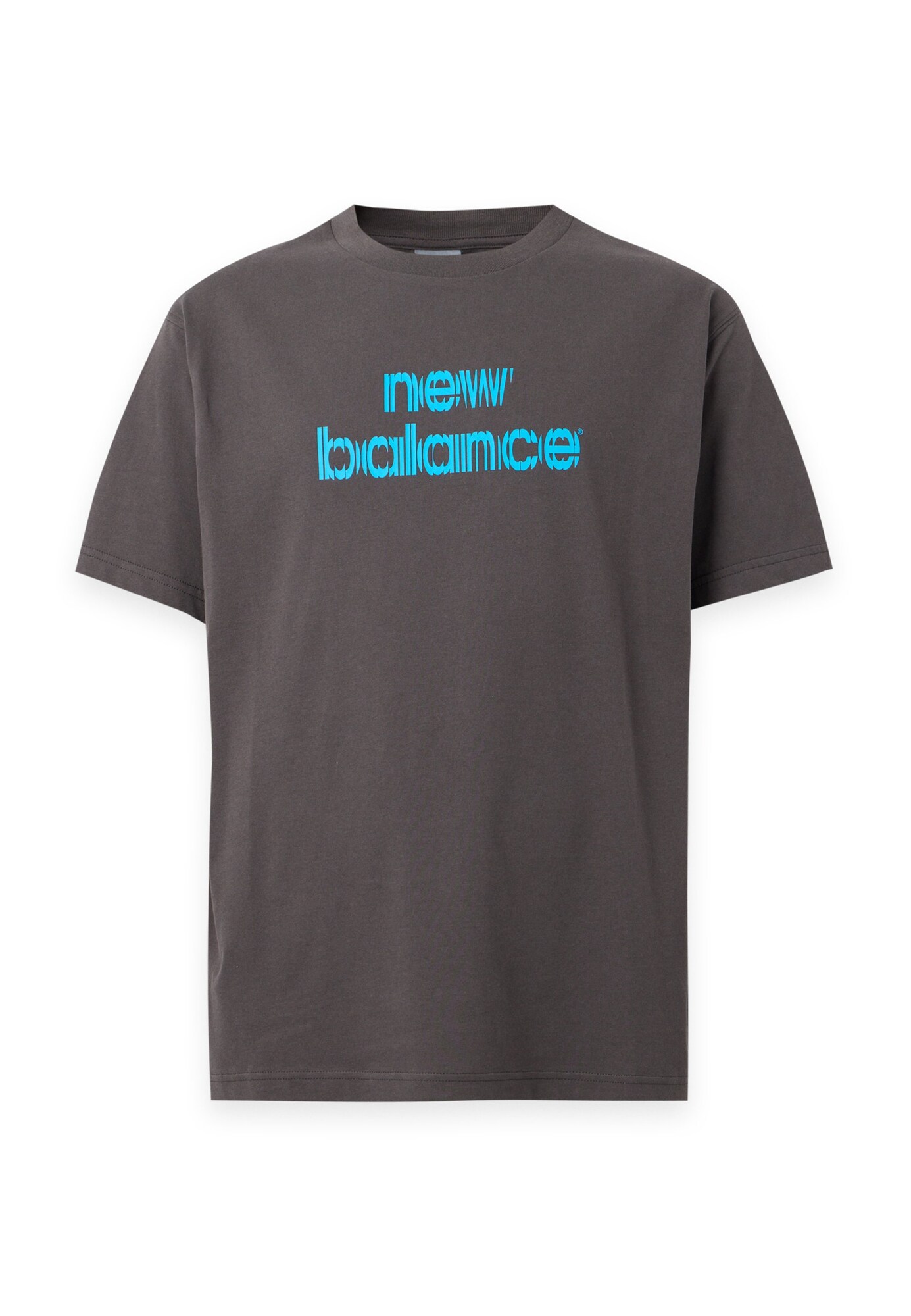 new balance Majica ecru/prljavo bijela / azur / siva / tamo siva