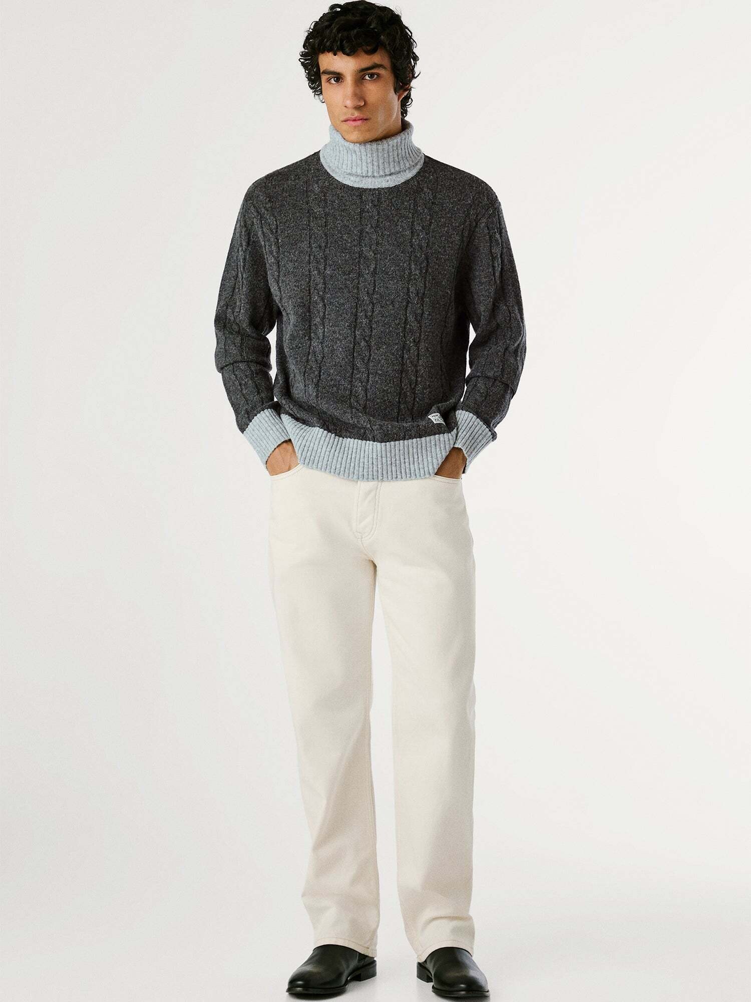 Pepe Jeans Jersey 'Purcel'  gris claro / gris oscuro – imagen 3