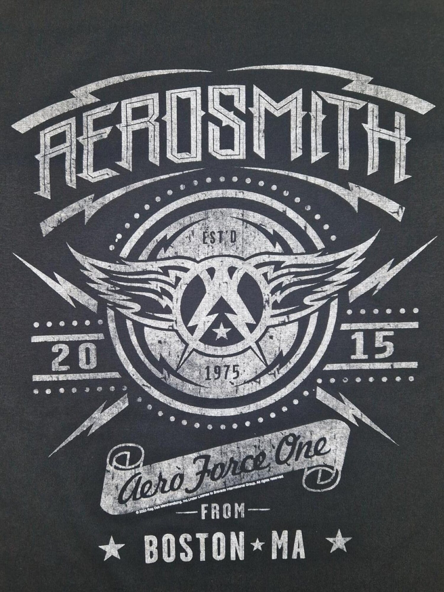 Aerosmith Camiseta 'Aerosmith Aero Force One T-Shirt'  negro – imagen 4