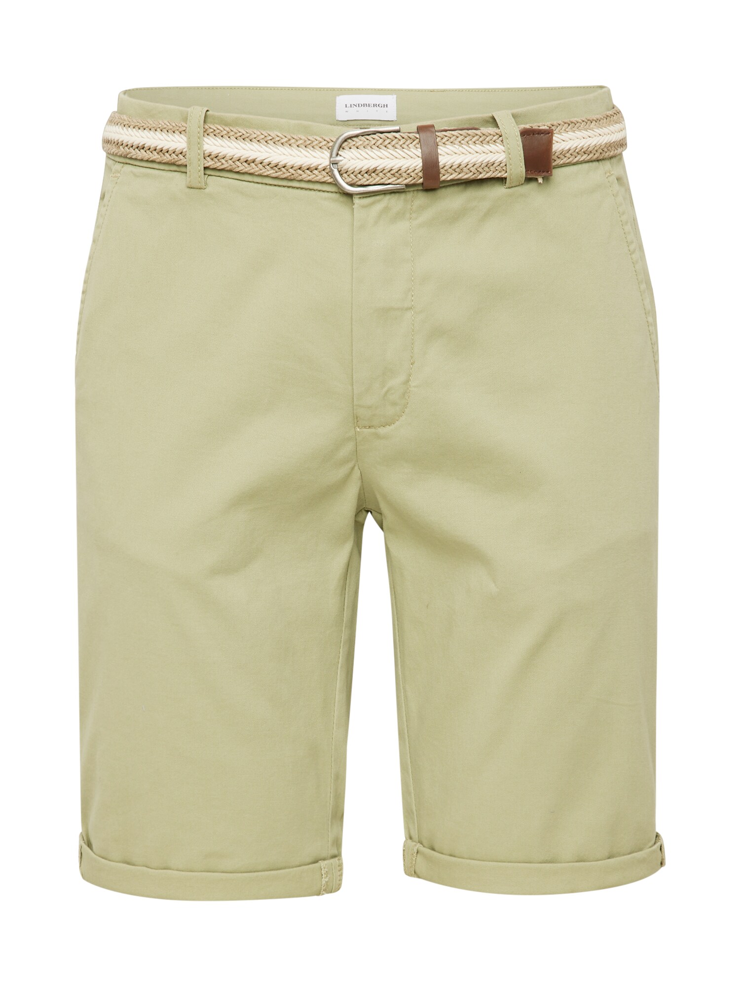 Lindbergh Chino nohavice 'Superflex'  pastelovo zelená