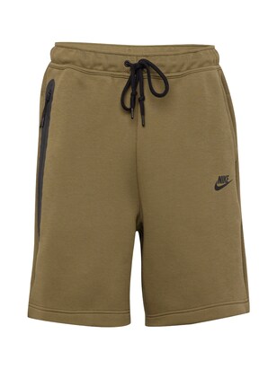 Nike Sportswear Broek ‘Tech Fleece’ Olijfgroen / Zwart