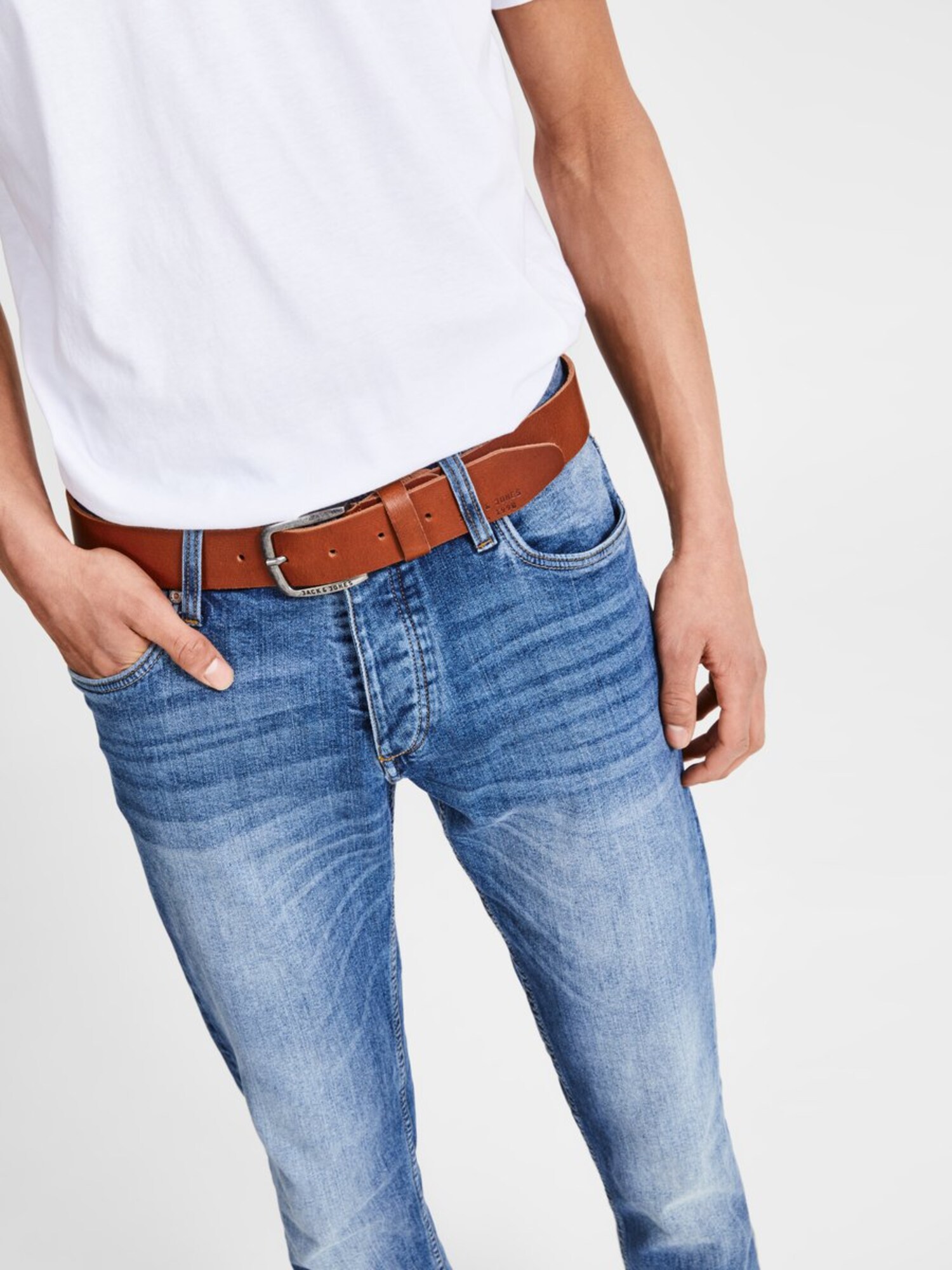 JACK & JONES Övek 'Paul'  rozsdabarna / ezüst termék 2. képe