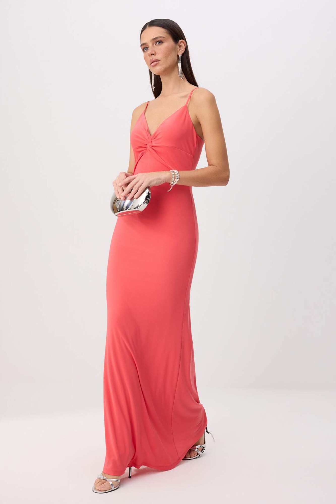 Trendyol Rochie de seară portocaliu somon