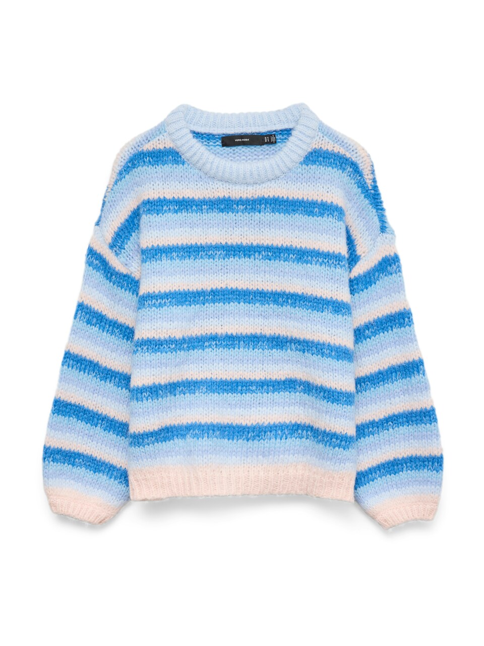 Tröja 'VMMaybe' beige / blå / pastellblå