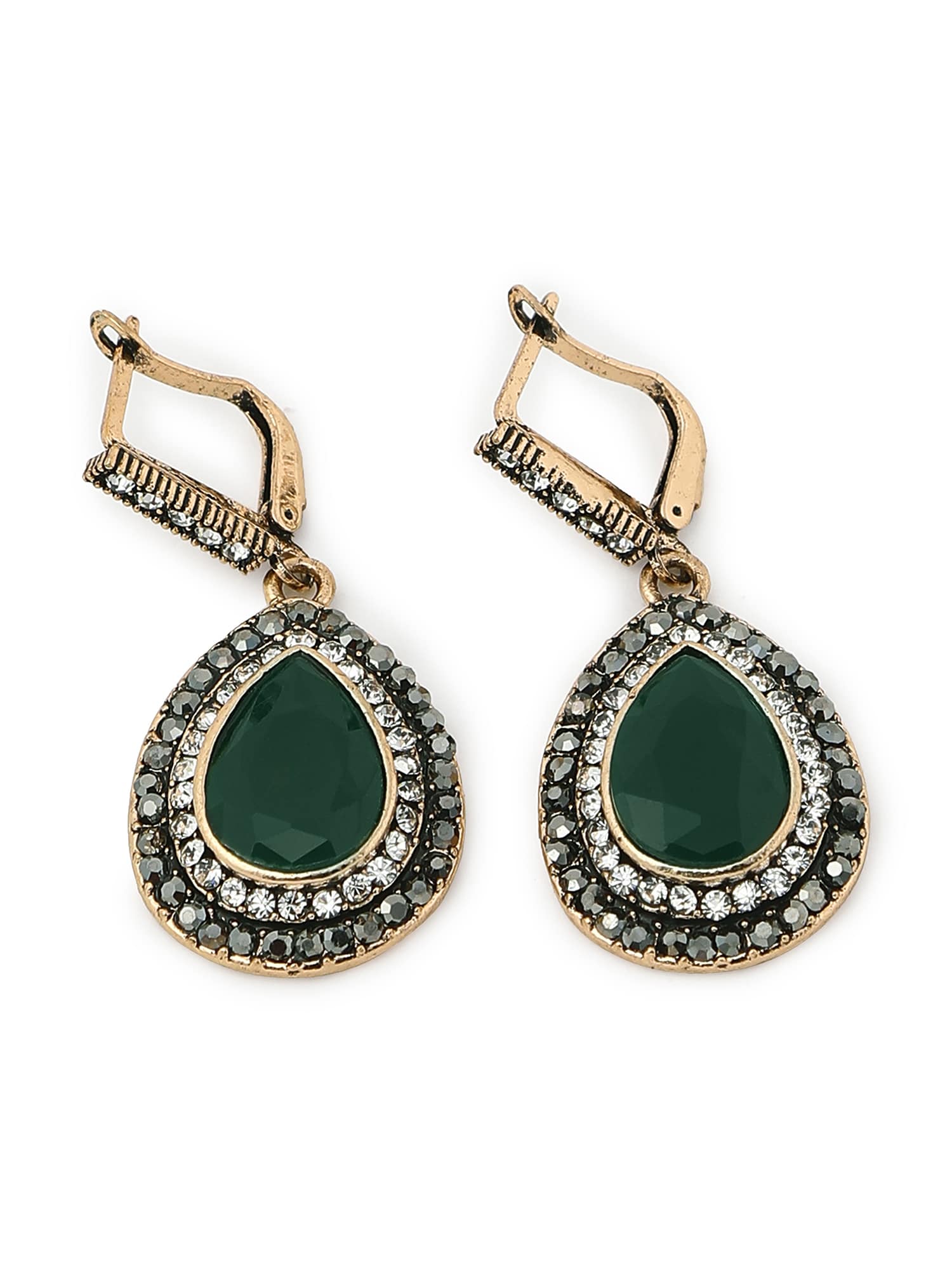SOHI Cercei Manvi  auriu / verde