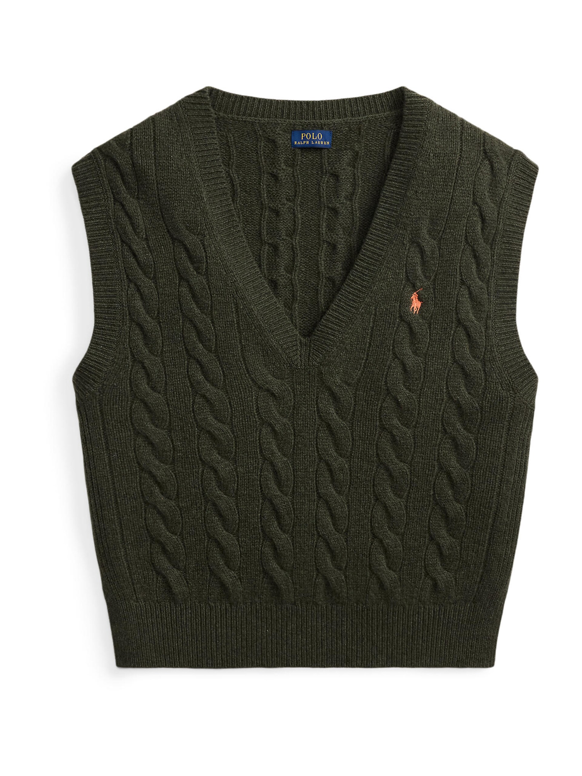 Polo Ralph Lauren Stickad väst i ull och kashmir dam – bild 2