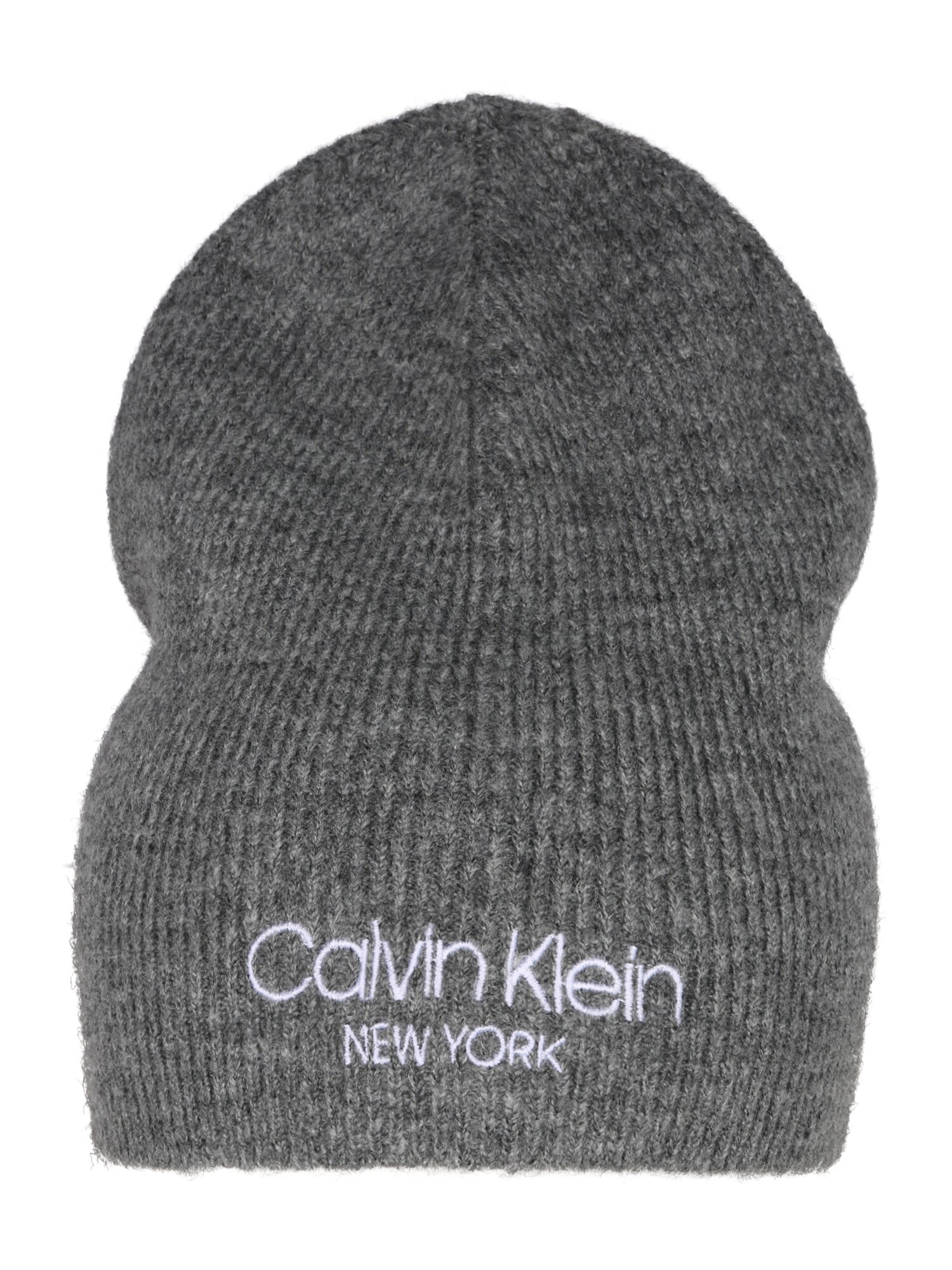 Calvin Klein Mütze weiß / graumeliert