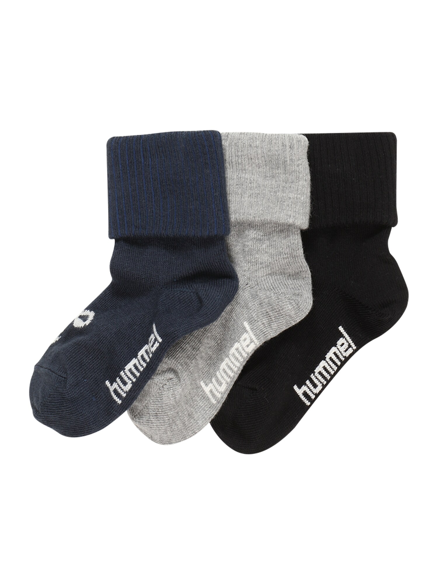 Hummel Zokni 'Sora'  tengerészkék / szürke melír / fekete / fehér akciós termékkép 1