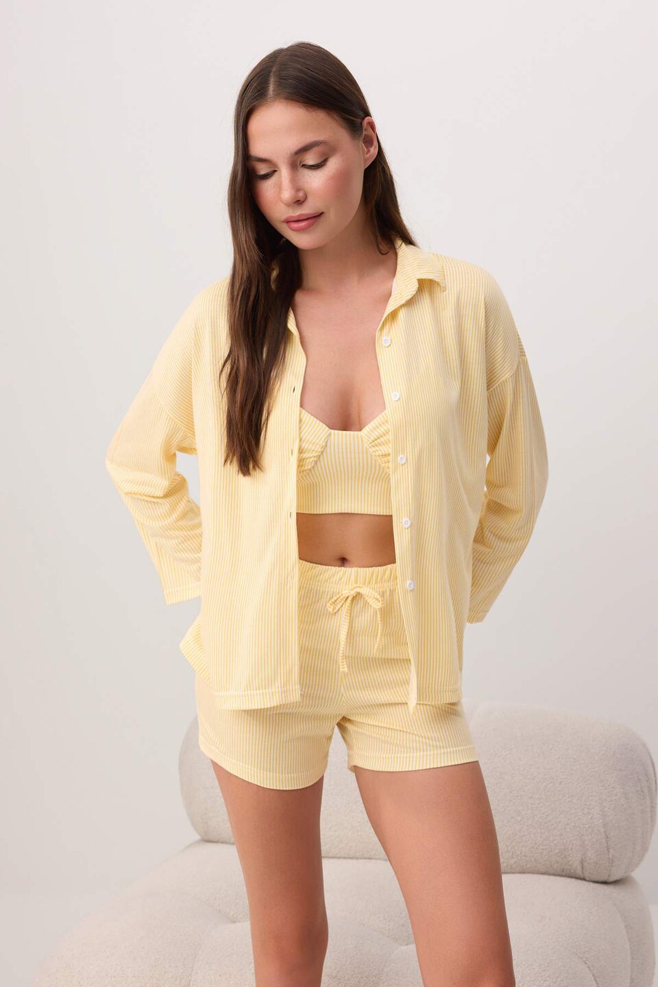 Kort pyjamas