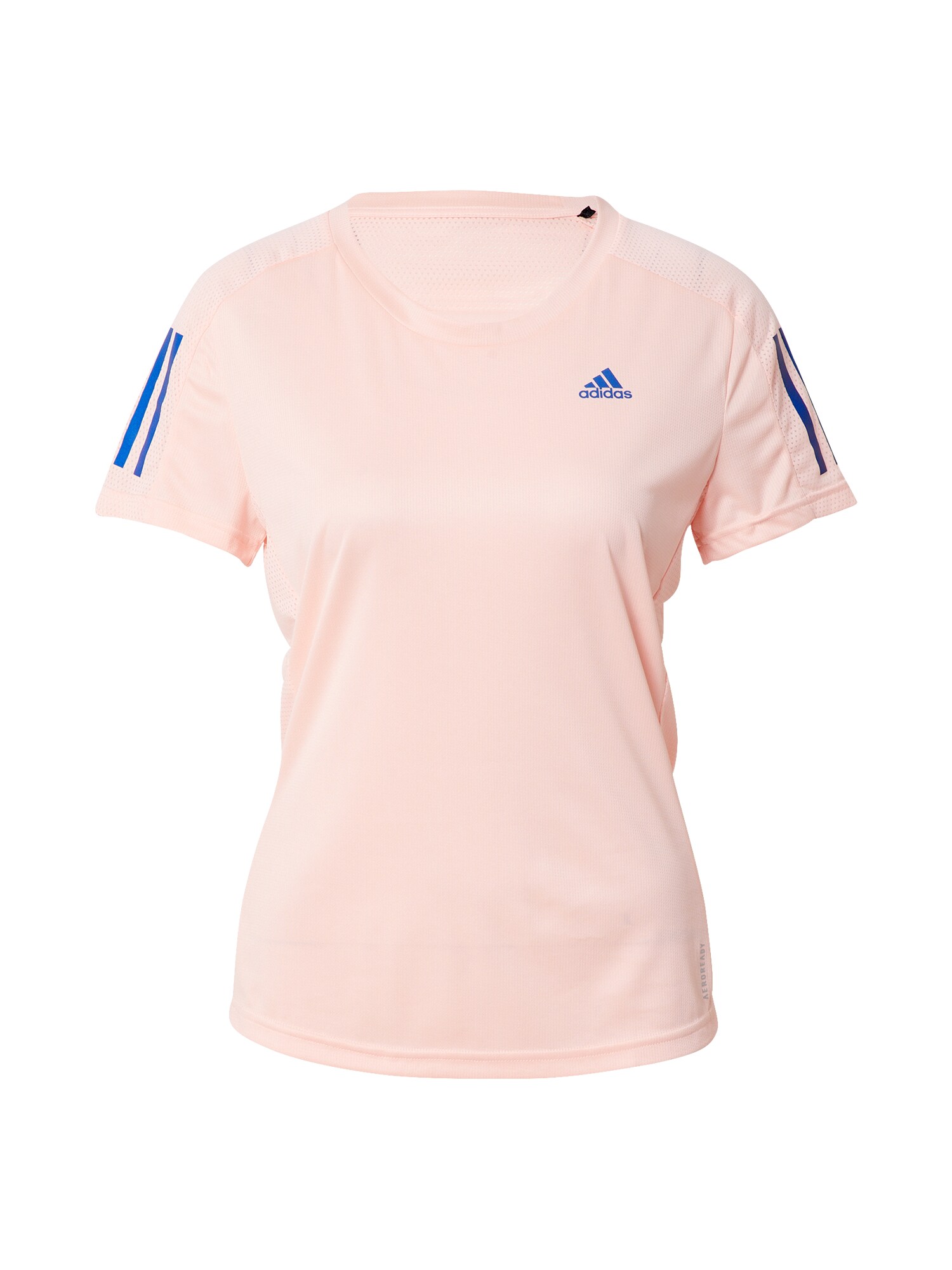 ADIDAS PERFORMANCE Sportiniai marškinėliai 'Own the Run'  mėlyna / rožių spalva