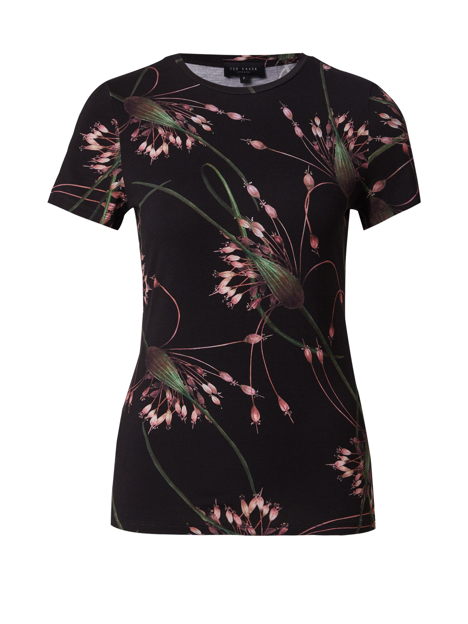 Ted Baker Tricou lexiii  maro / verde / roz / negru
