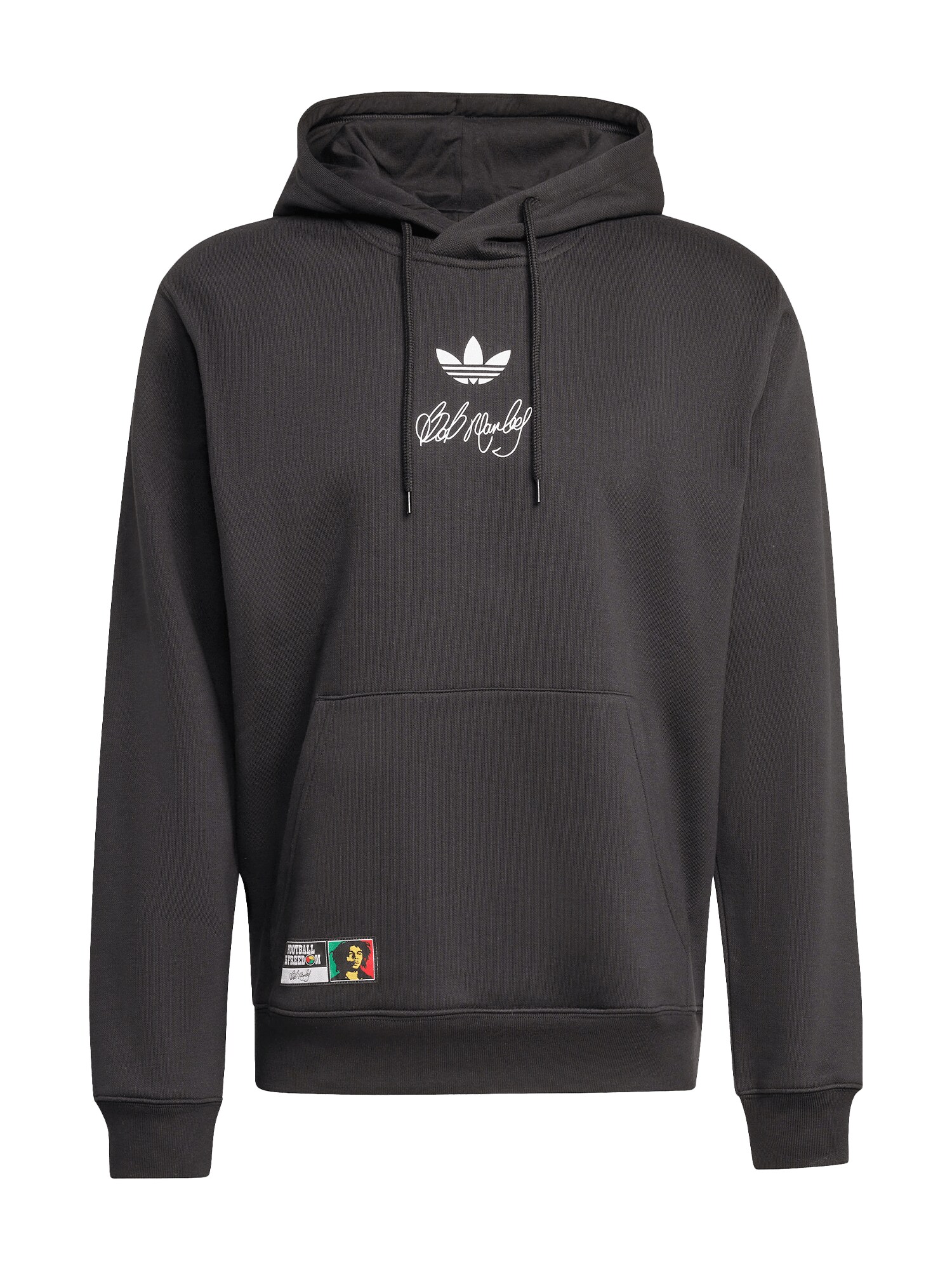 ADIDAS ORIGINALS Sudadera 'Bob Marley'  negro / blanco