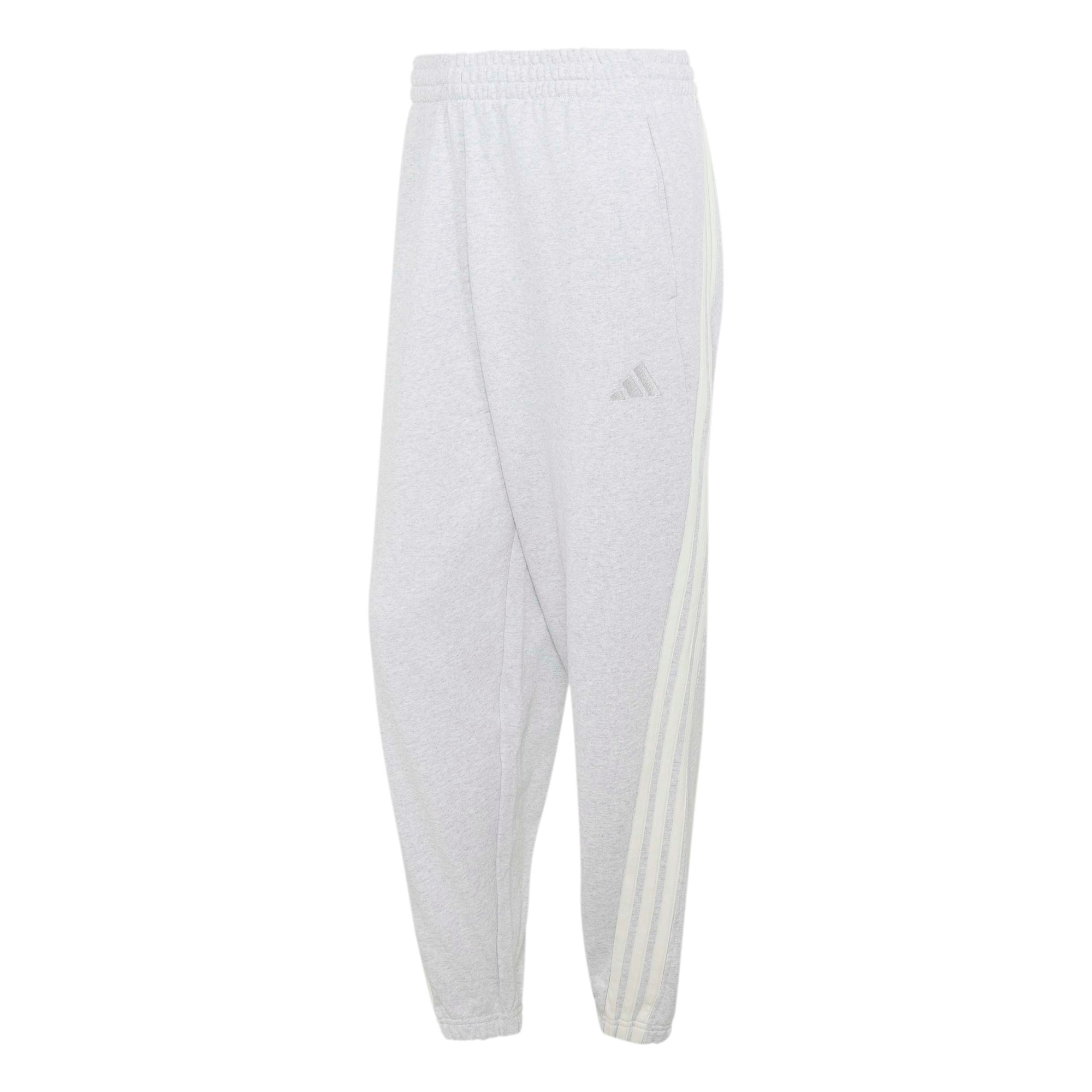 ADIDAS SPORTSWEAR Športové nohavice 'AK'  sivá melírovaná / biela