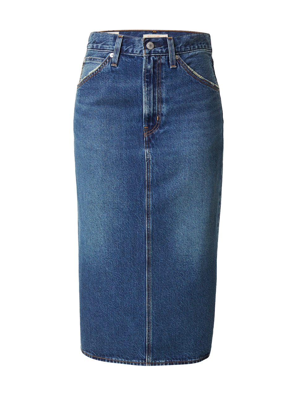 Kjol 'High Rise Back Slit Skirt'