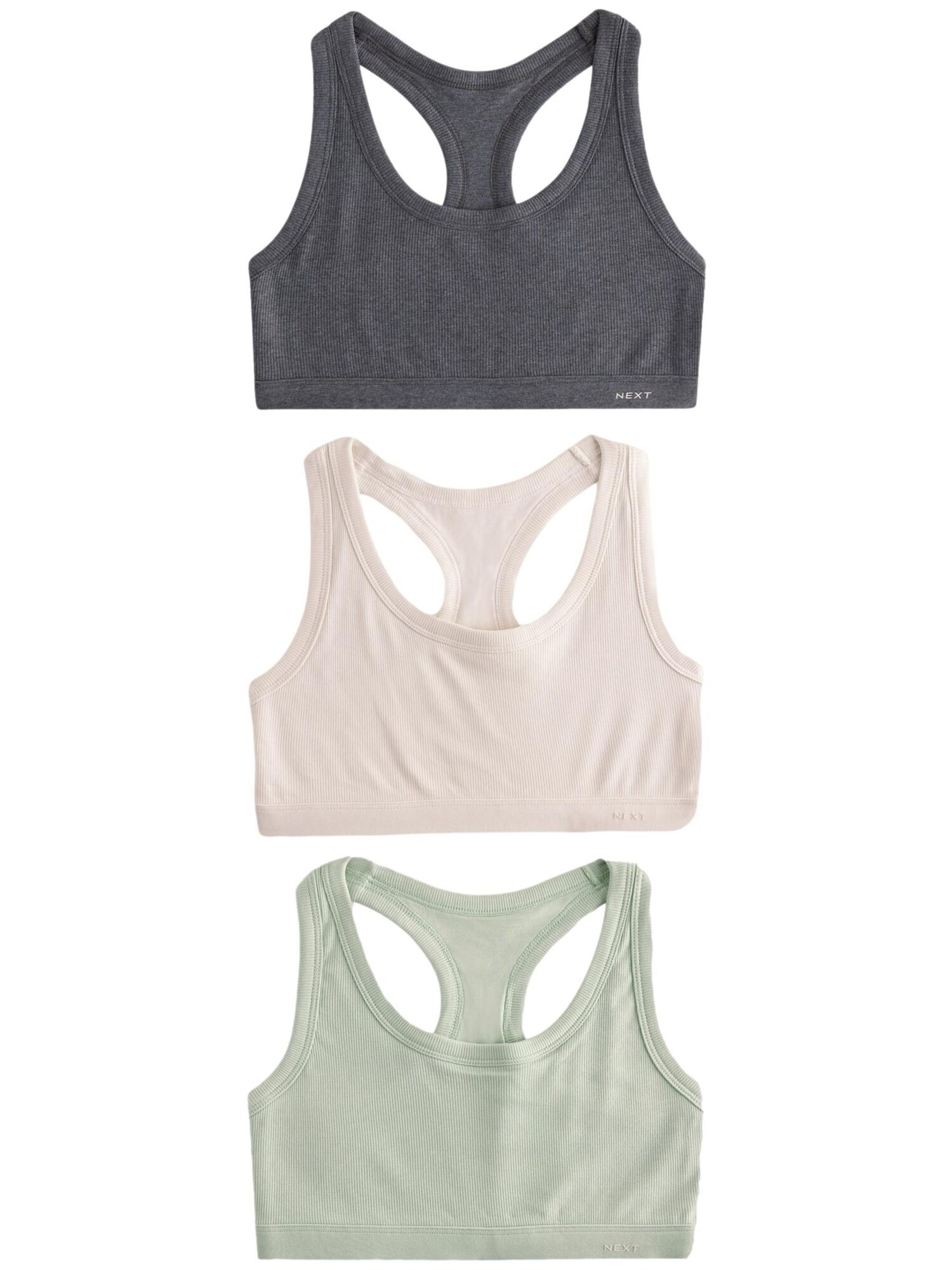 Next Sutien  bej / gri închis / verde deschis