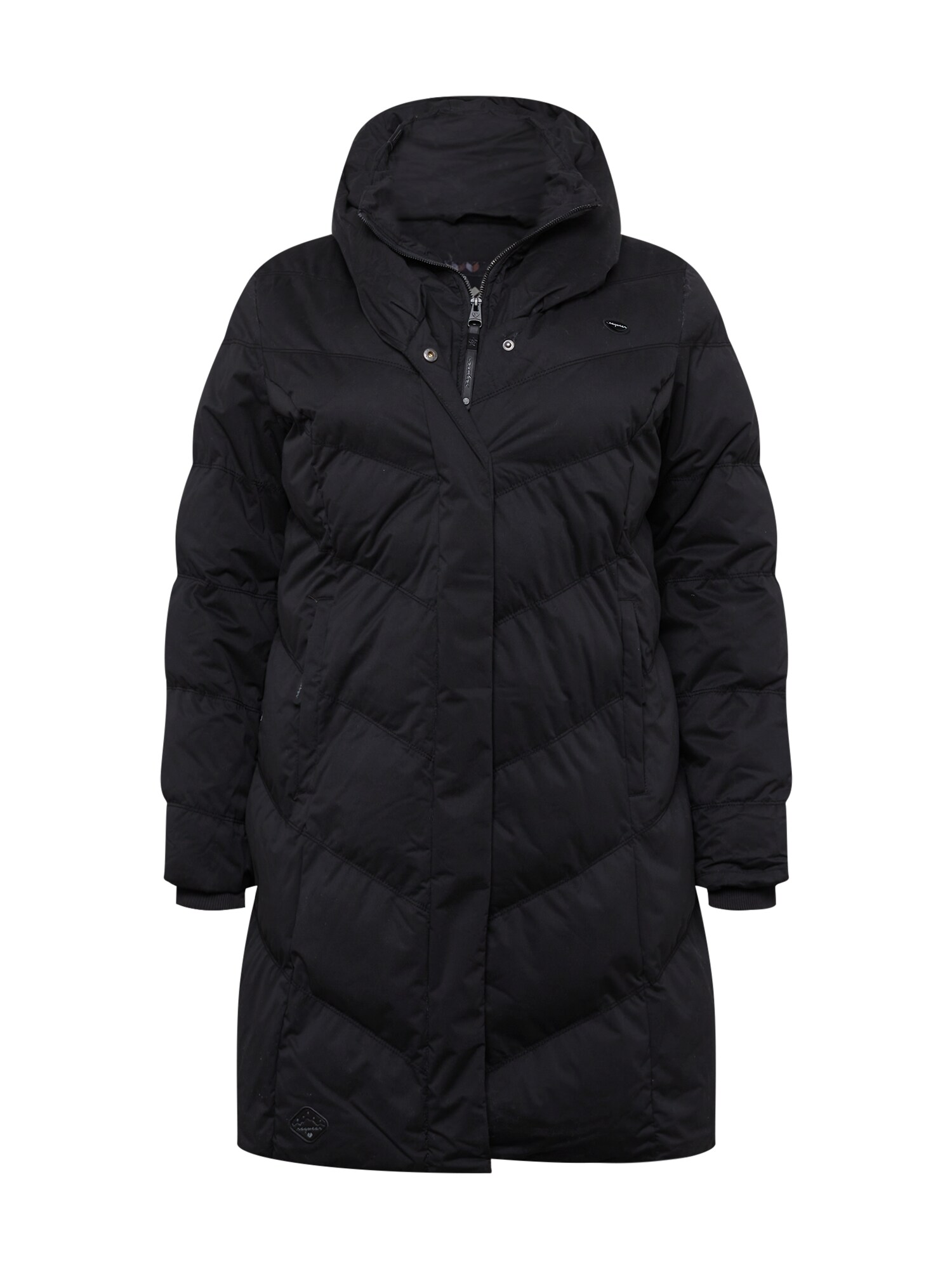 Ragwear Plus Sobretudo de inverno 'NATALKA'  preto