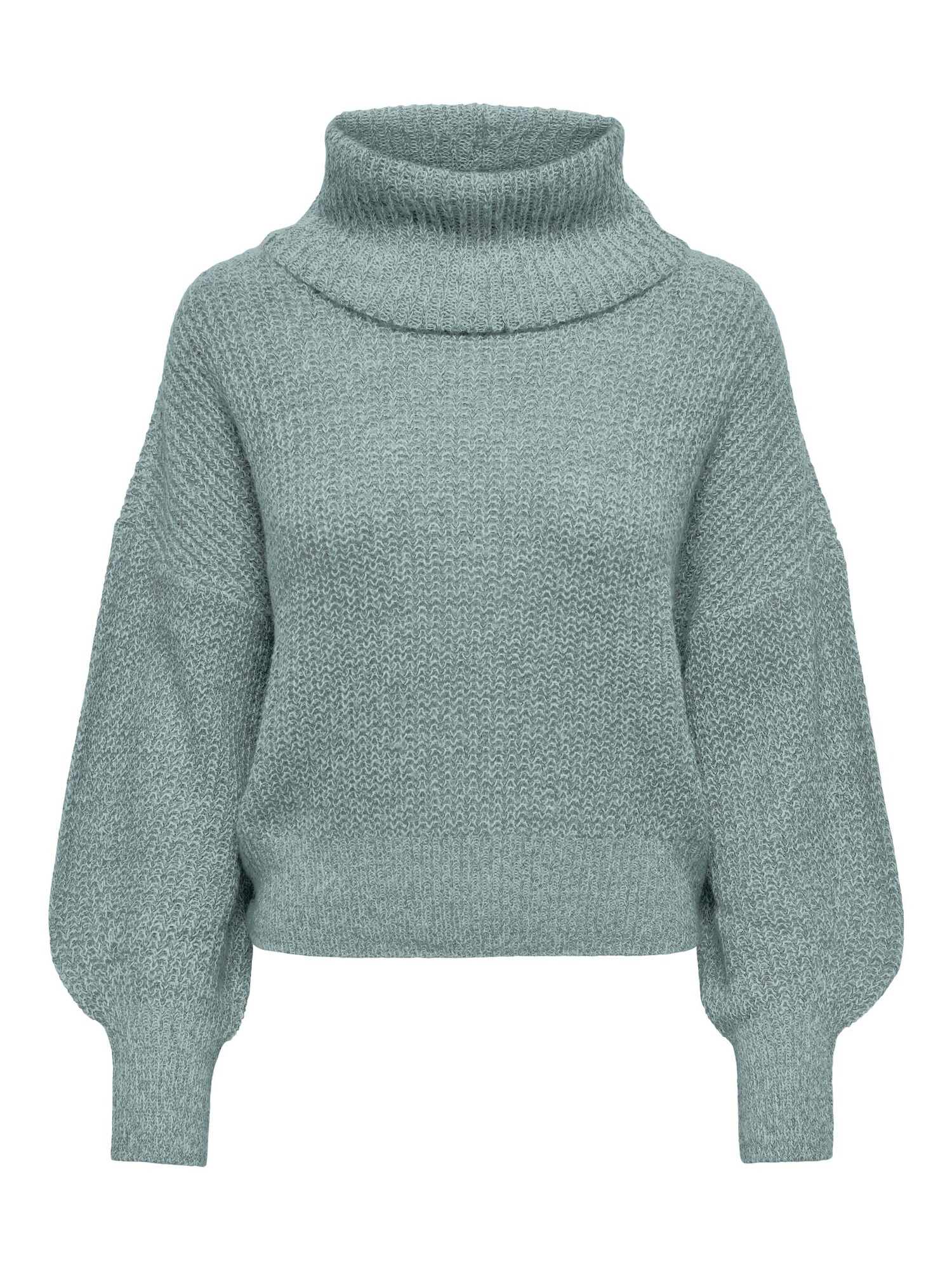 JDY Пуловер 'Megan'  опушено синьо