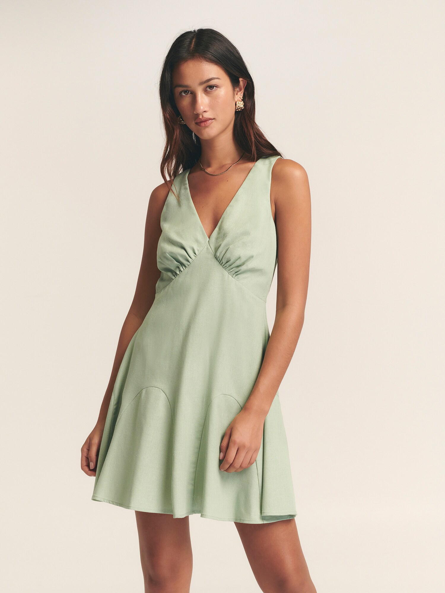 St MRLO Rochie de vară Sita  verde pastel
