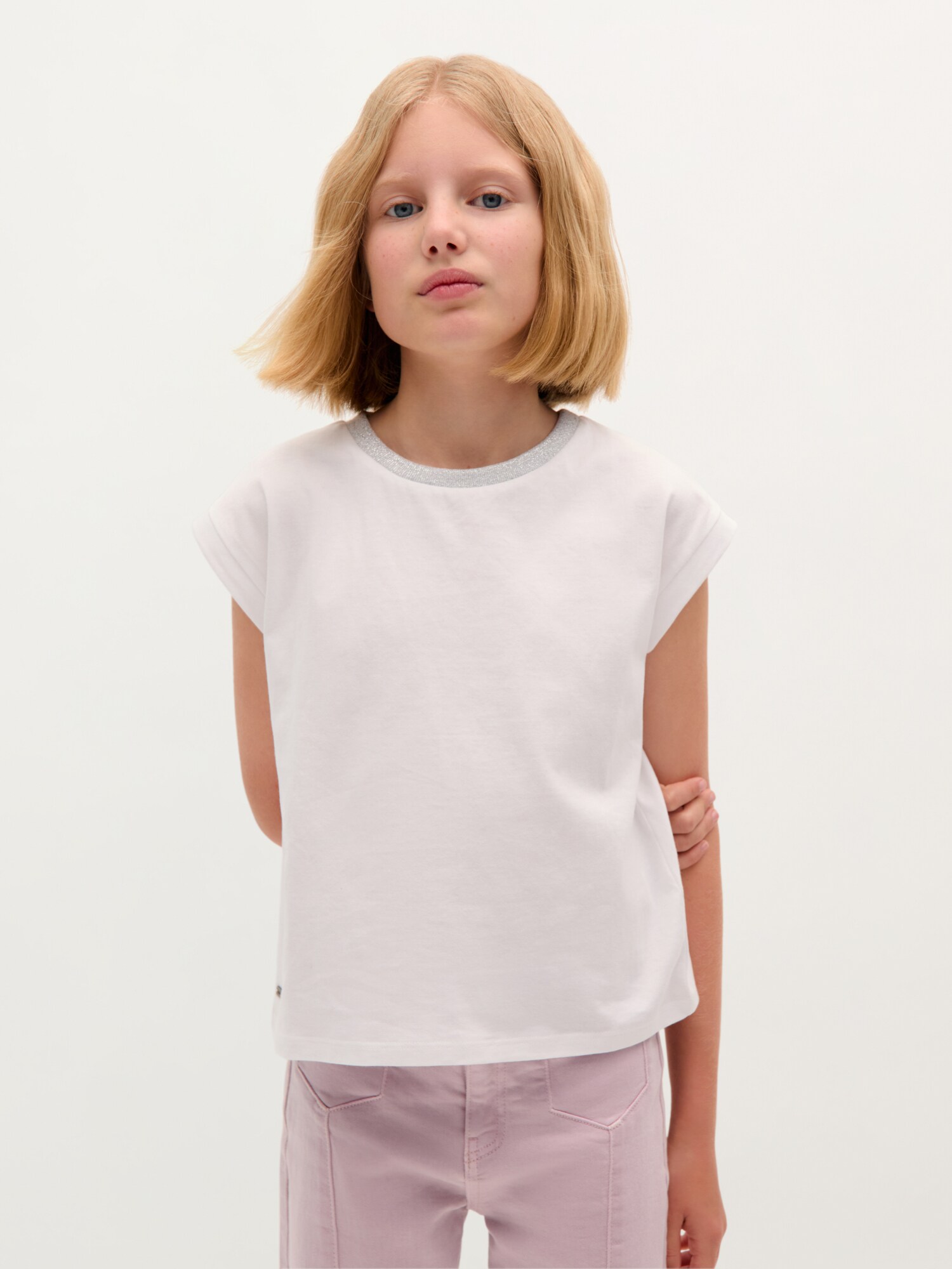 Thumbnail - Scalpers Glitter Skull Tee Girls