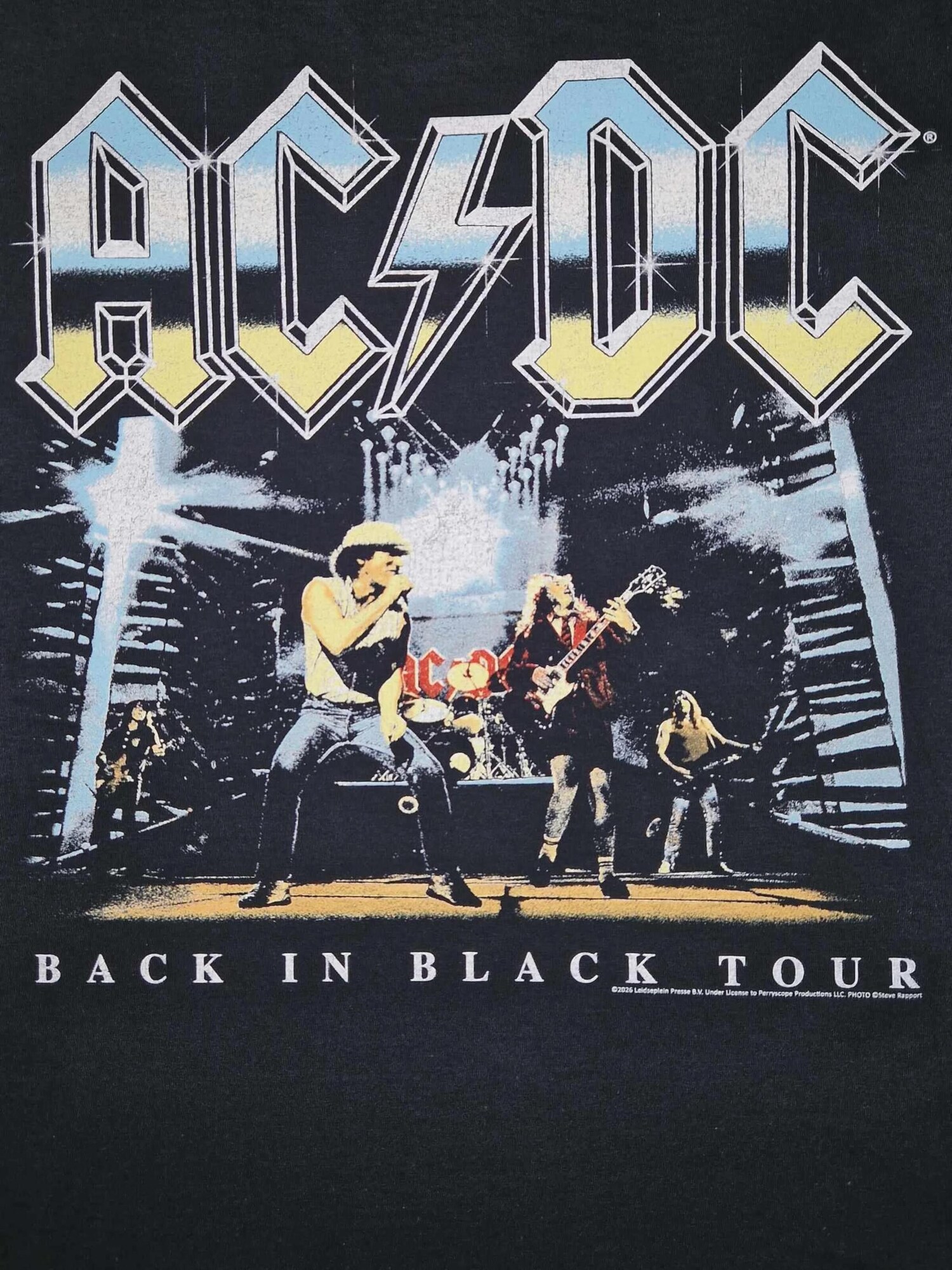 AC/DC Camiseta 'Back In Black Tour'  negro – imagen 3