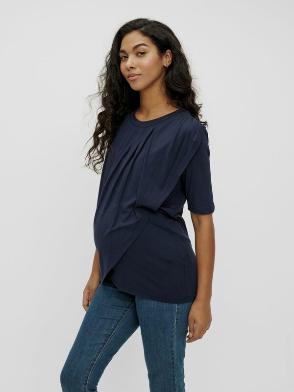 Mama.Licious Nursing Brooklyn Iris Jersey Drape Kurzarm-Top