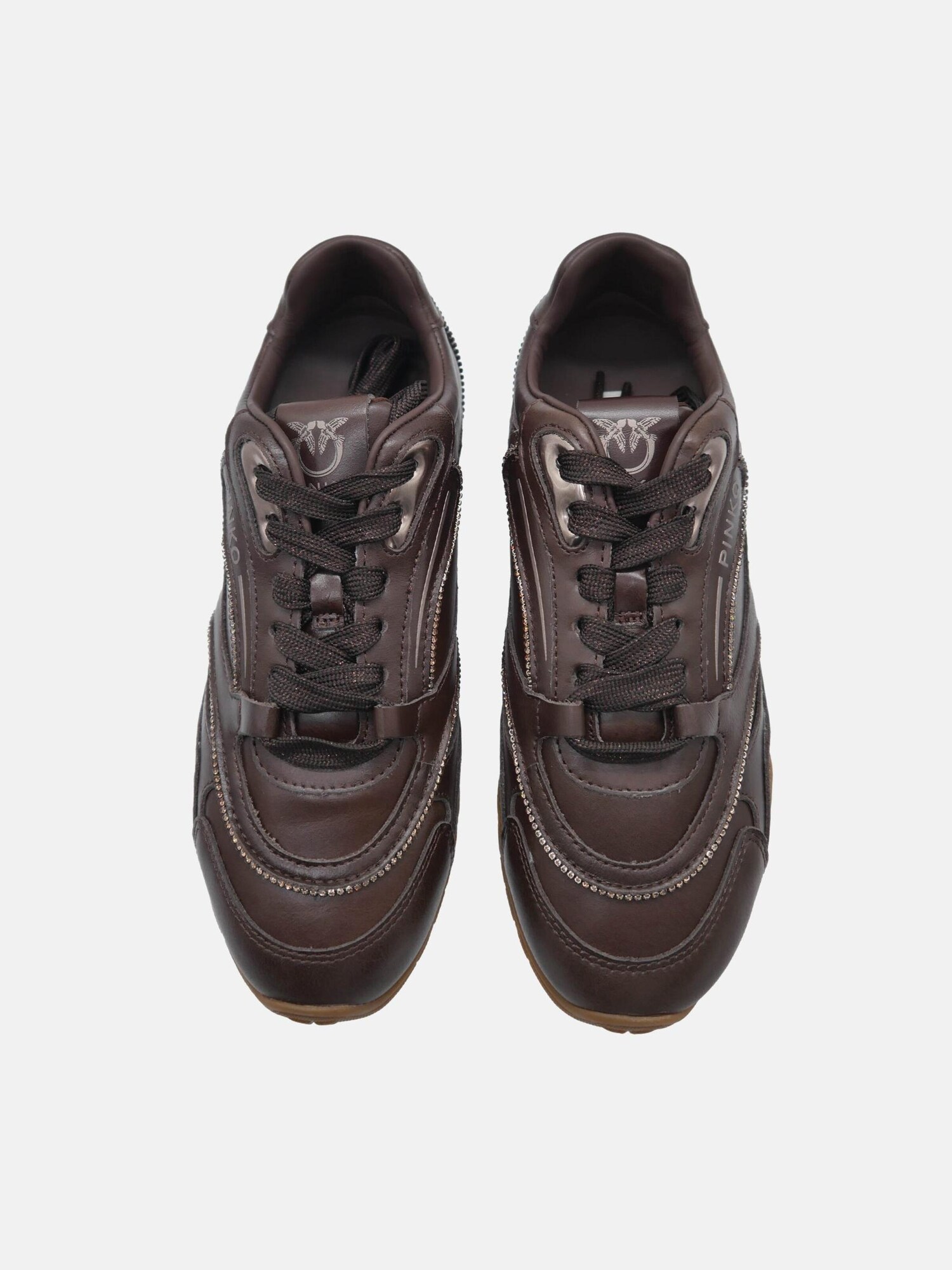 PINKO Zapatillas deportivas bajas 'YULIA'  marrón oscuro – imagen 4