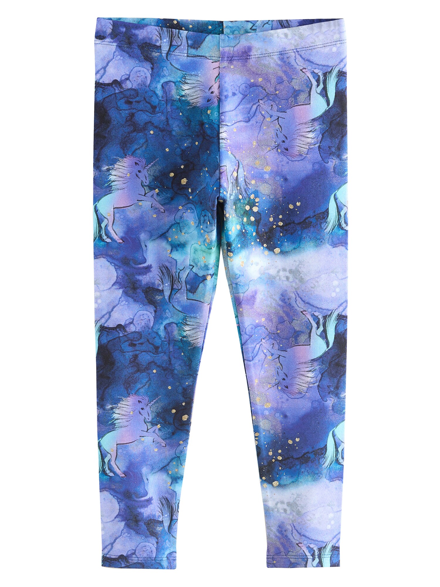 Next Leggings  albastru / azuriu / mov lavandă / negru