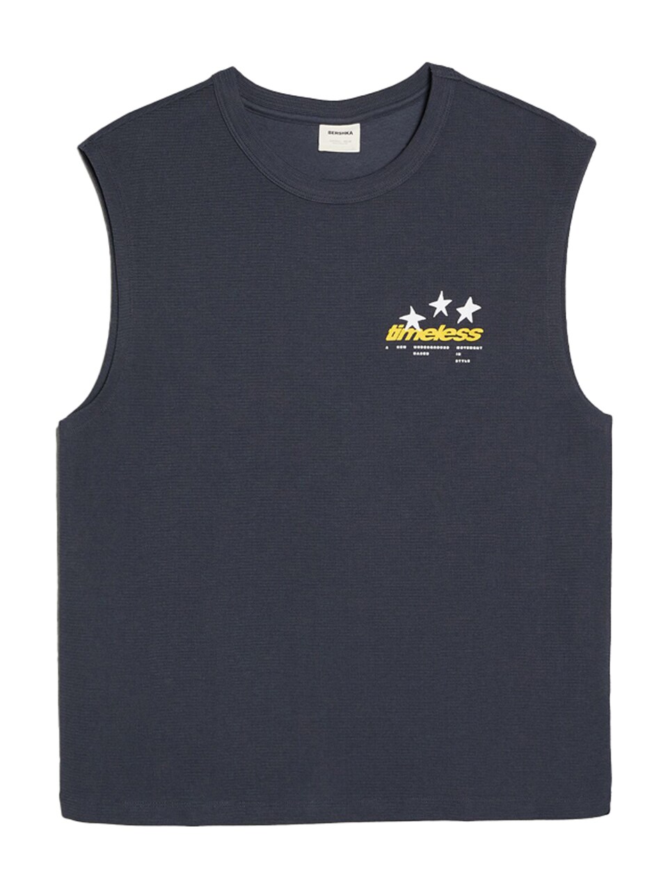 T-shirt marinblå / gul