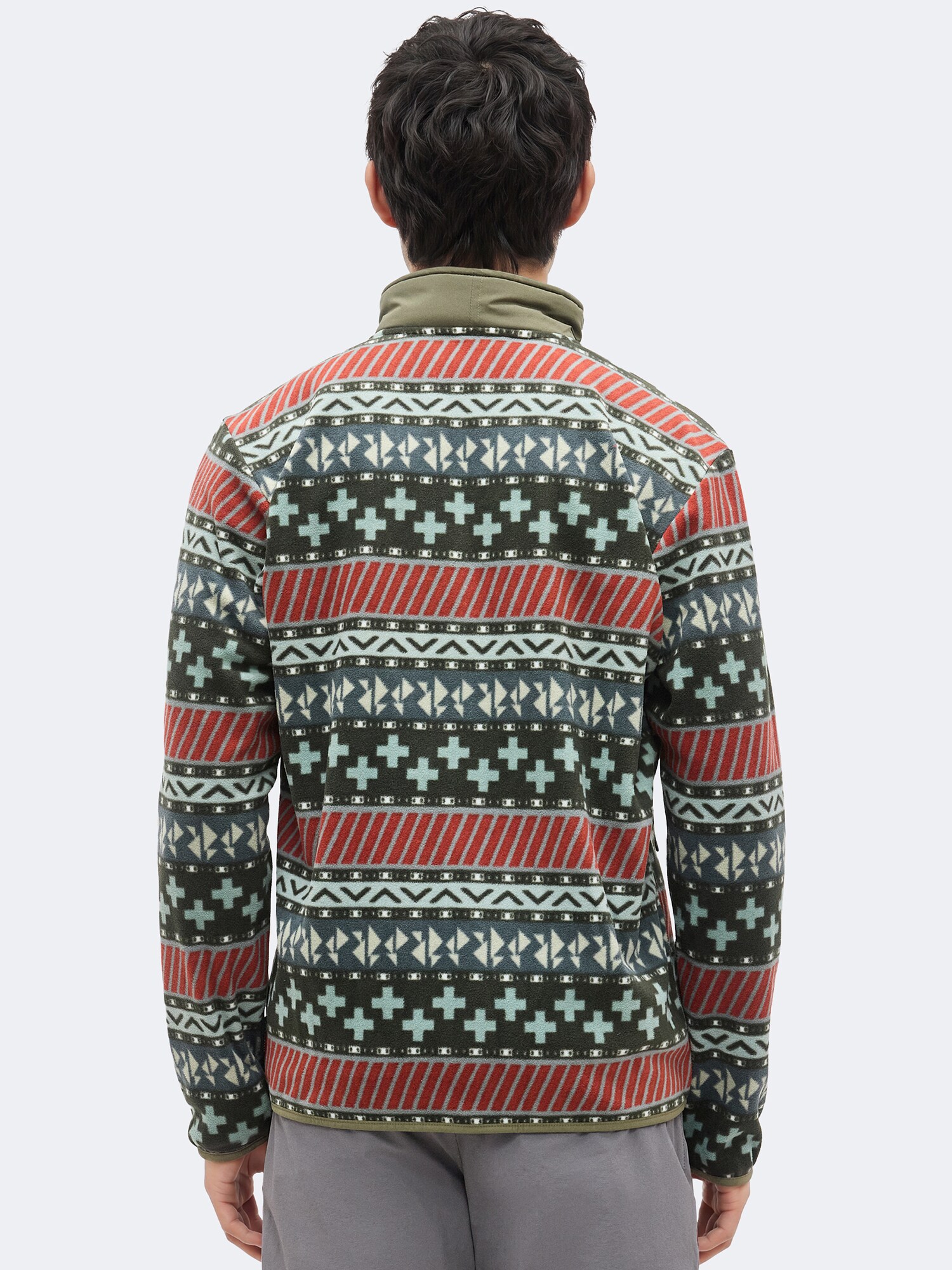 COLUMBIA Chaqueta polar funcional 'Sequoia Grove™ II' turquesa / azul ahumado / verde / rojo – imagen 3
