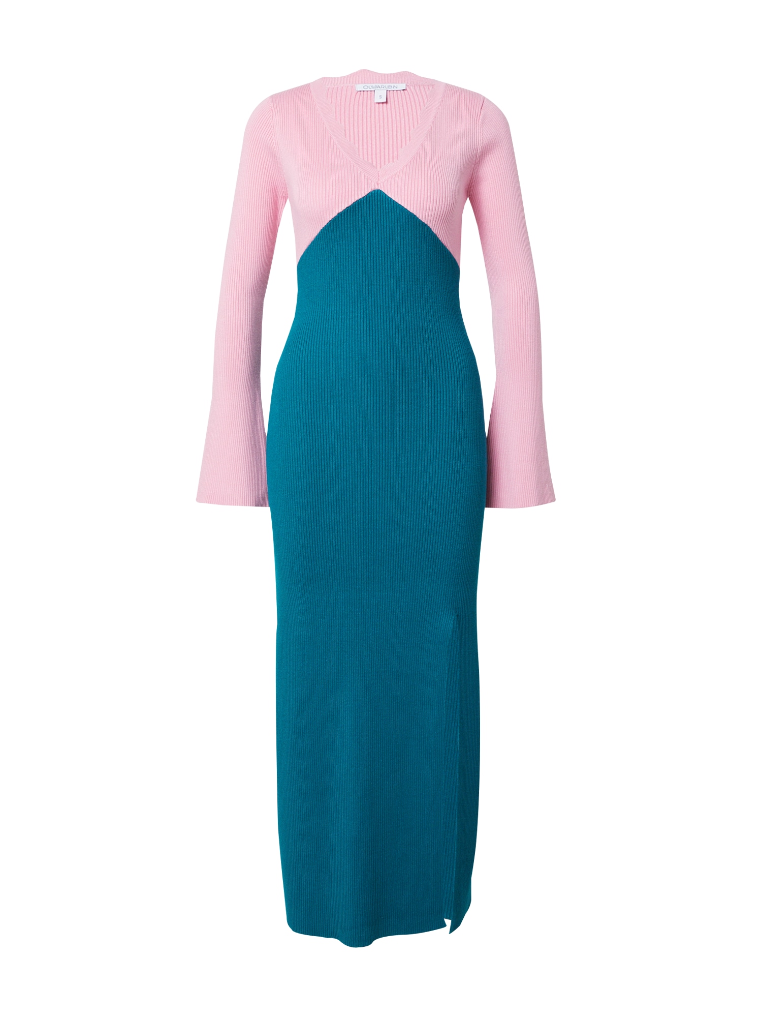 Olivia Rubin Megzta suknelė 'REESE' benzino spalva / šviesiai rožinė