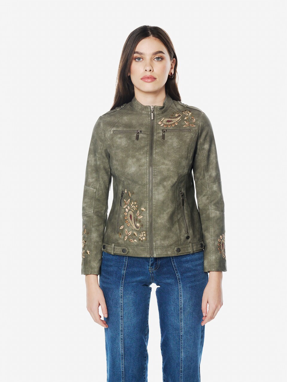 Övergångsjacka beige / camel / mörkgrå
