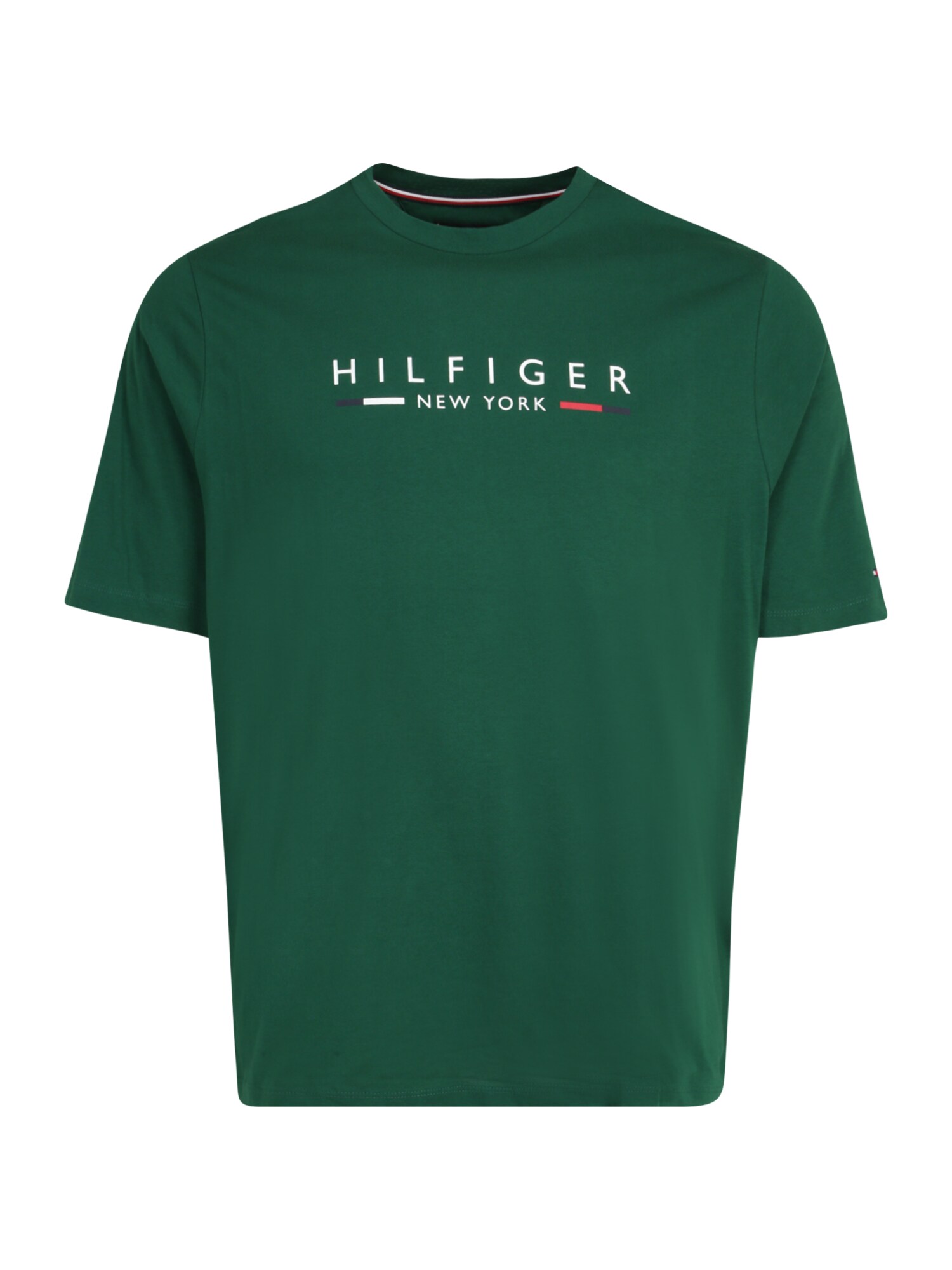 Tommy Hilfiger Big & Tall Marškinėliai tamsiai mėlyna jūros spalva / tamsiai žalia / raudona / balta