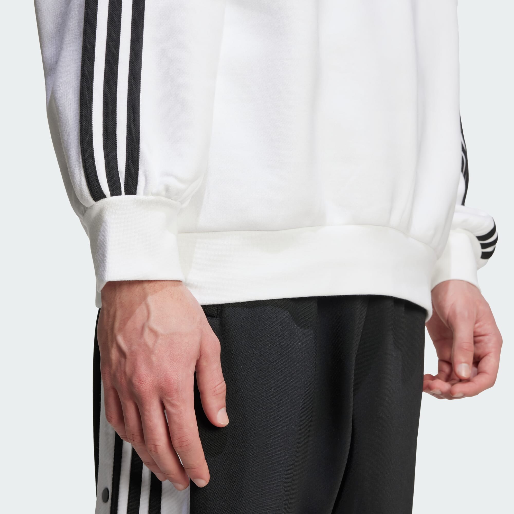 ADIDAS ORIGINALS Mikina 'Adicolor' čierna / biela (obrázok 5)