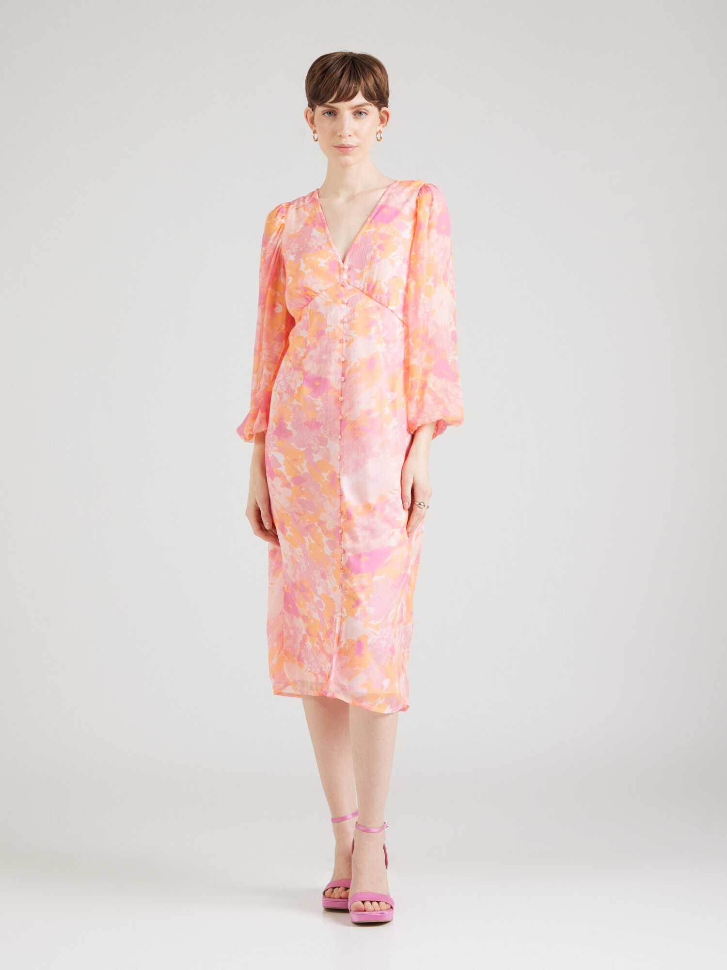 VERO MODA Ingruhák 'VMSMILLA'  mandarin / pitaja / fáradt rózsaszín / fehér termék 2. képe
